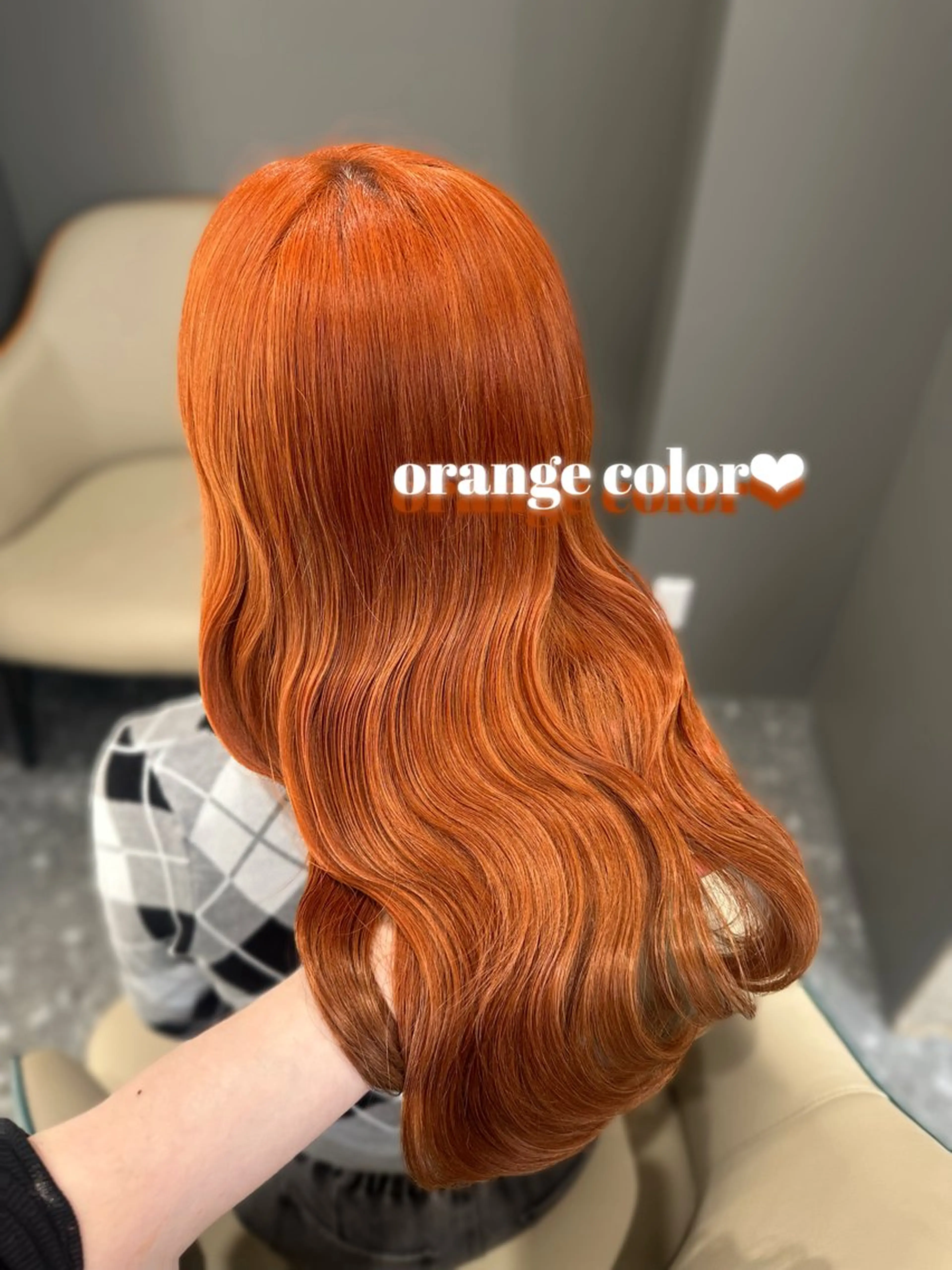 ロング カラー ヘアカラー 🎀ちゃんりお🎀 /ブリーチなしカラーのヘアスタイル