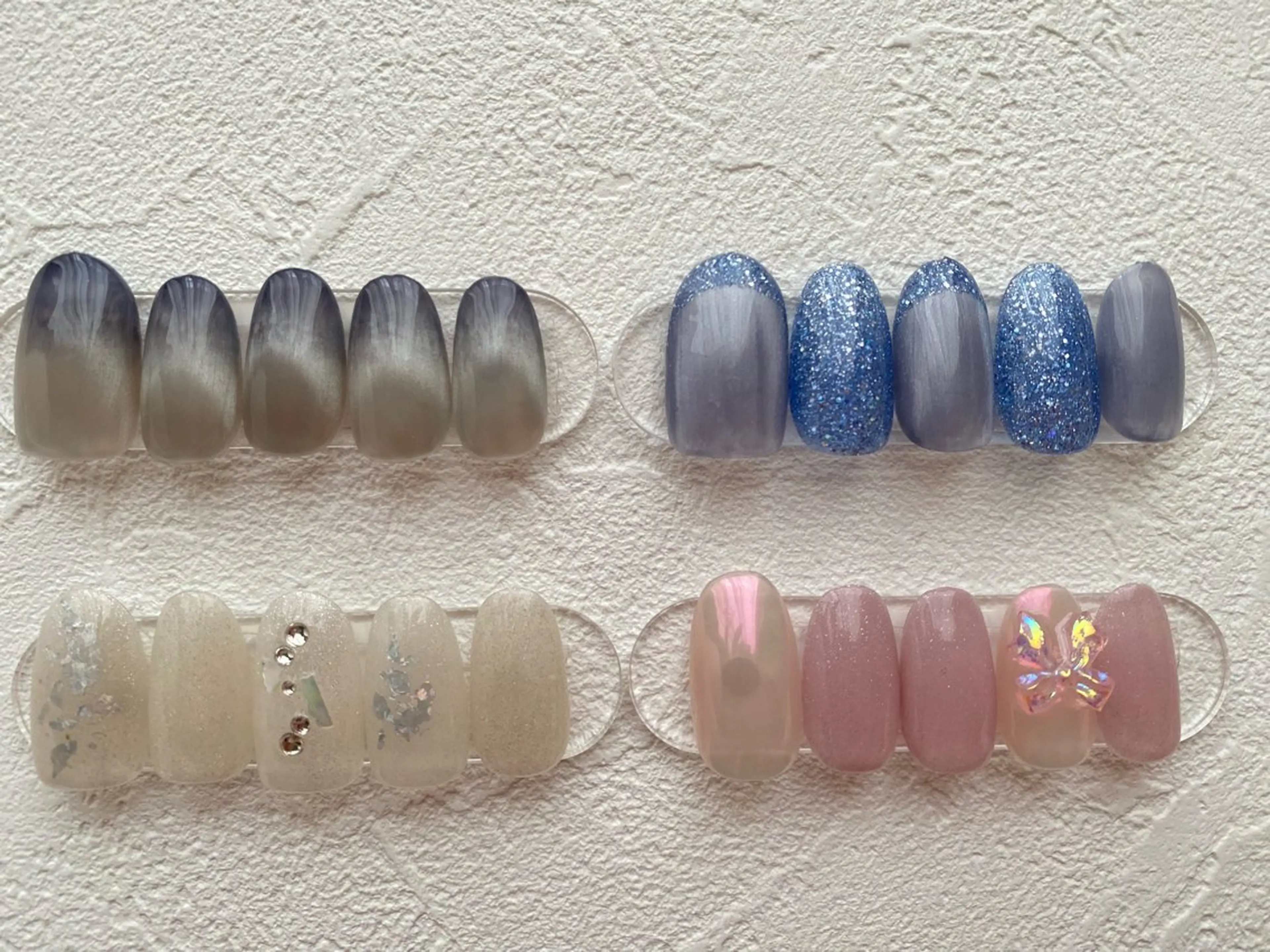 ネイル アートネイル オーロラネイル グラデーション キラキラネイル マグネットネイル ハンドネイル iro+ nailのネイルデザイン