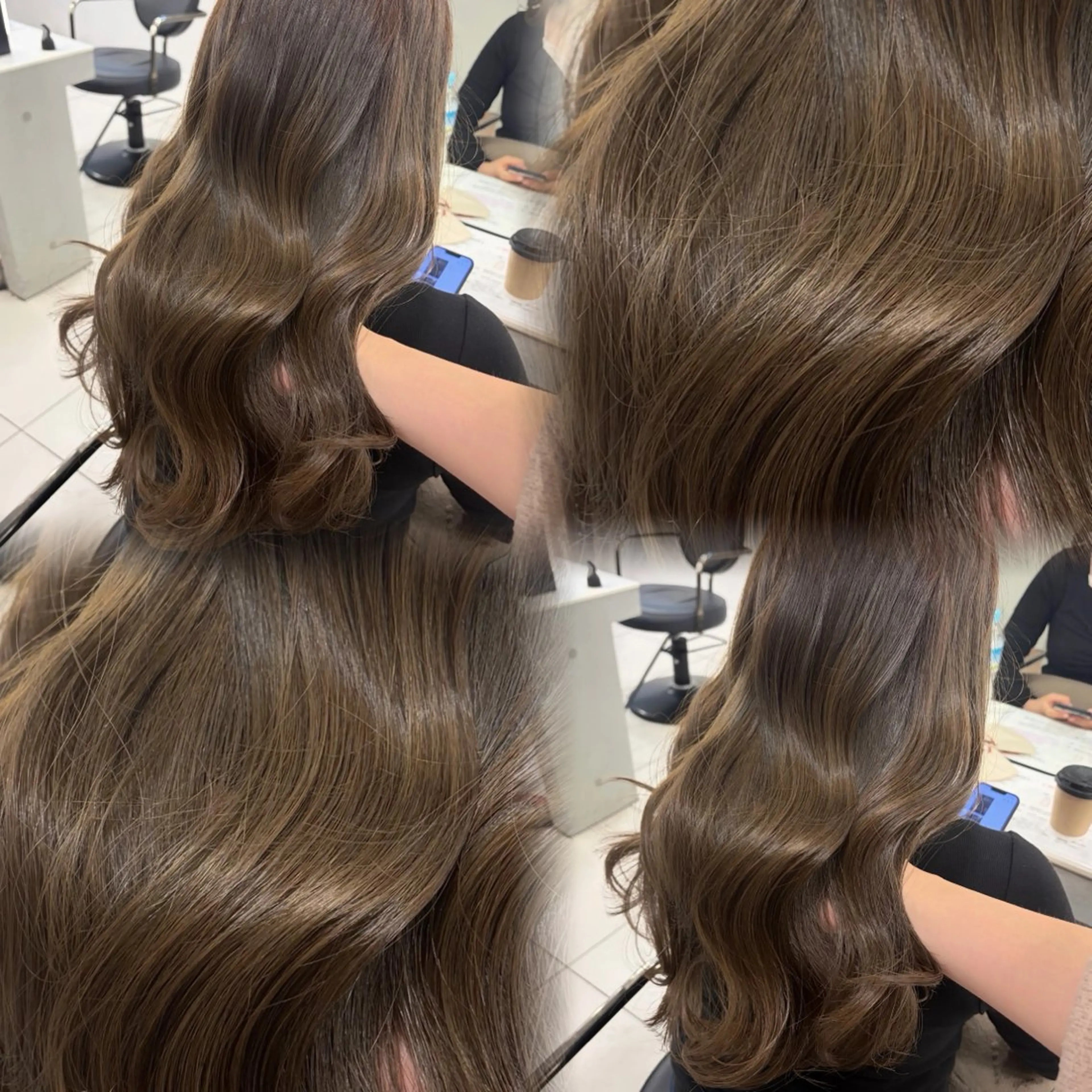 ロング ヘアカラー トリートメント 🎀透明感カラー🎀 稲垣至恩🎀のヘアスタイル