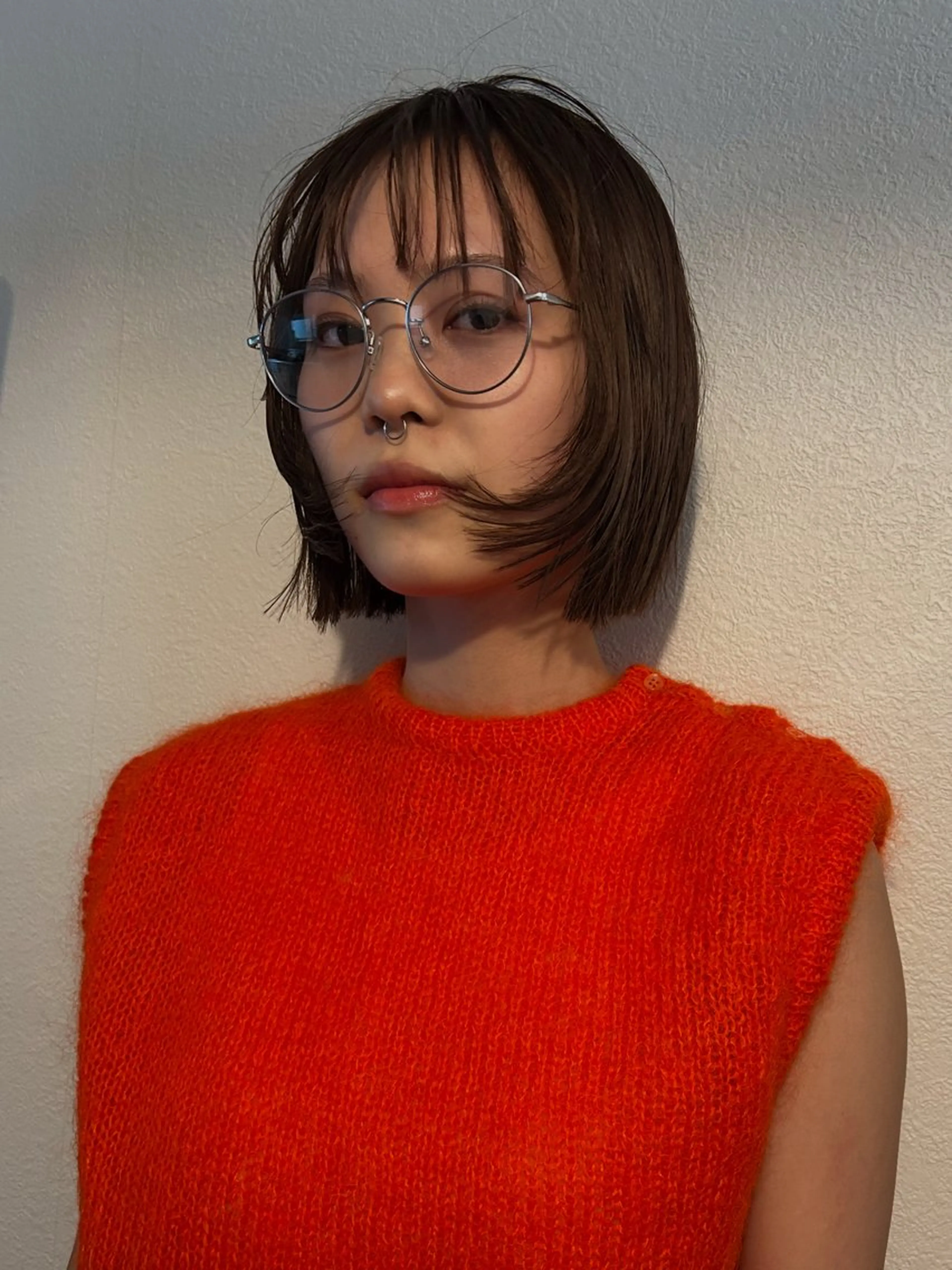 ショート ボブ 顔周りカット 似合わせカット カット ヘアカラー トリートメント ボブ/透明感カラー 🧸YUI❤️のヘアスタイル