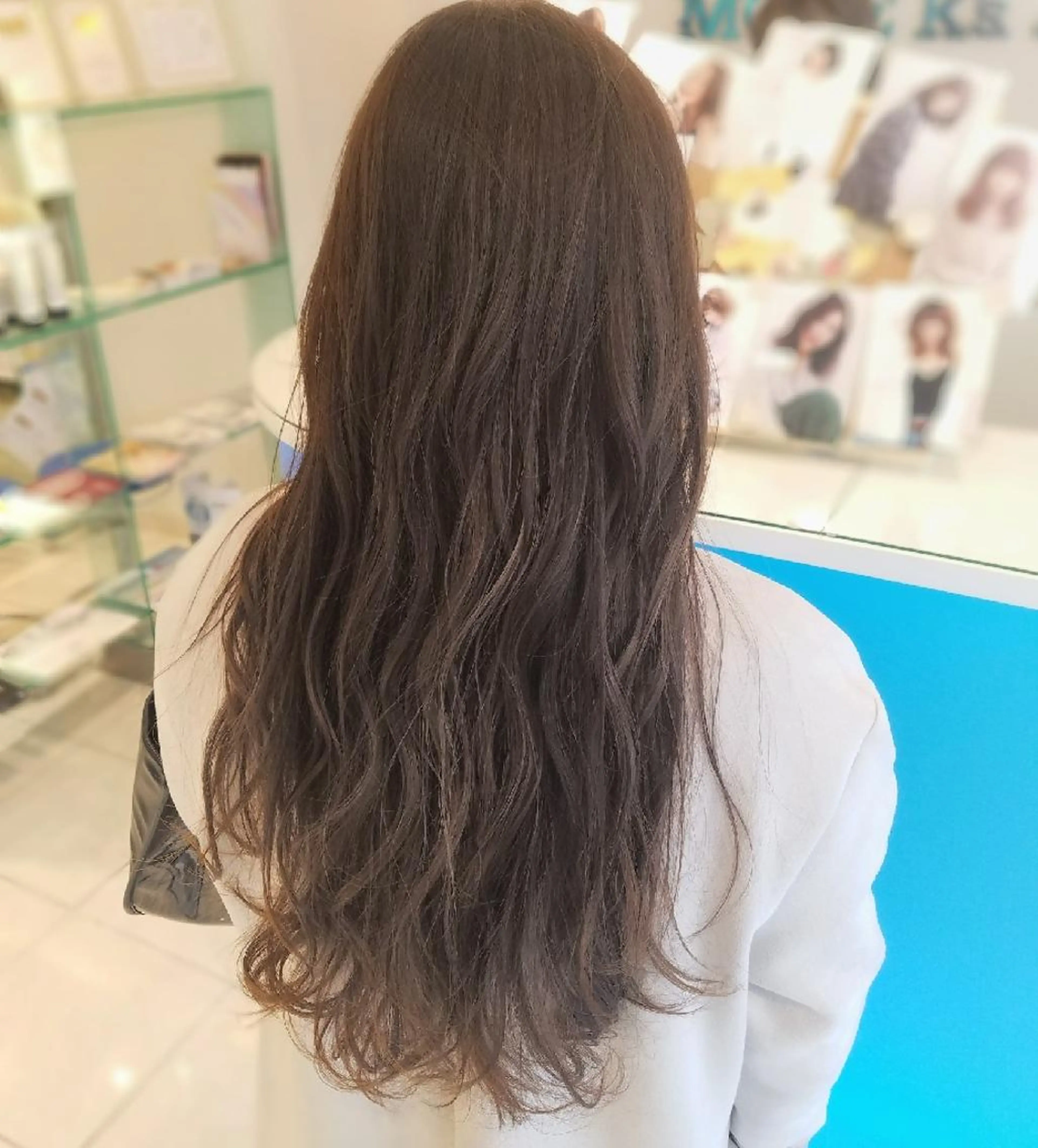 ロング カラー パーマ MODE K´s eau髪質改善特化のヘアスタイル