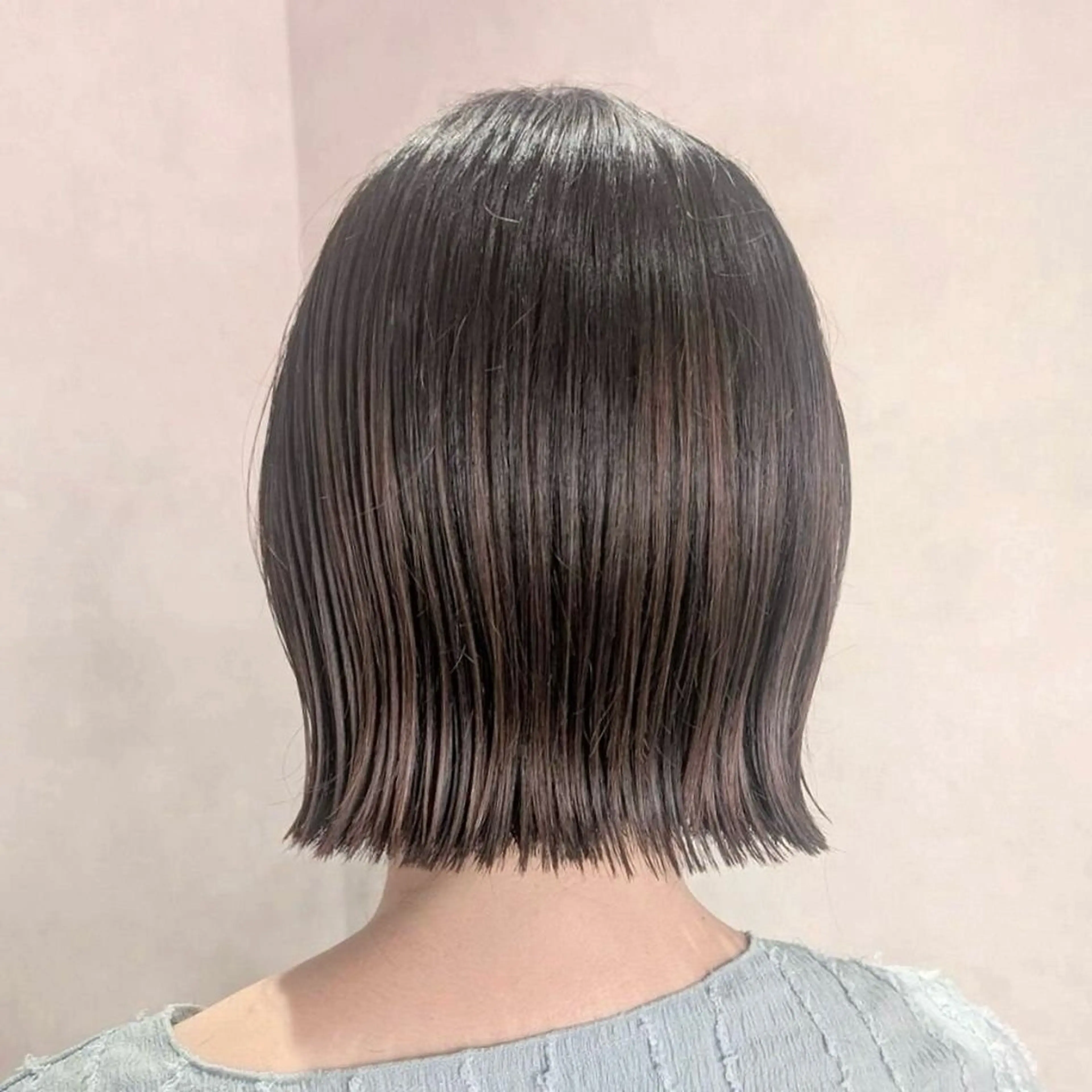 前髪カット+カラーの写真