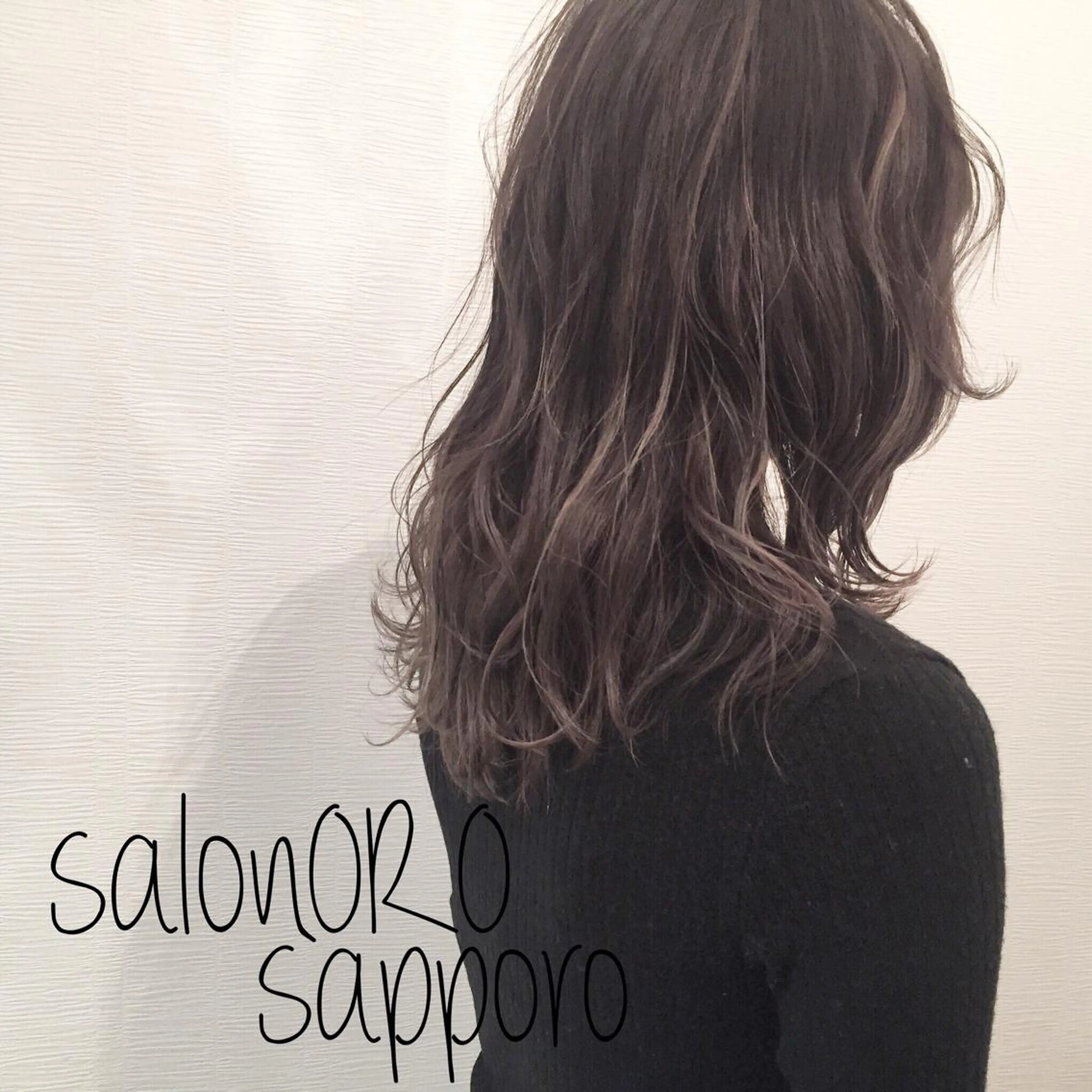 セミロング カラー グラデーションカラー グレージュ ハイライトカラー ハイライト 似合わせカット カット ヘアカラー トリートメント 池田 真由美のヘアスタイル