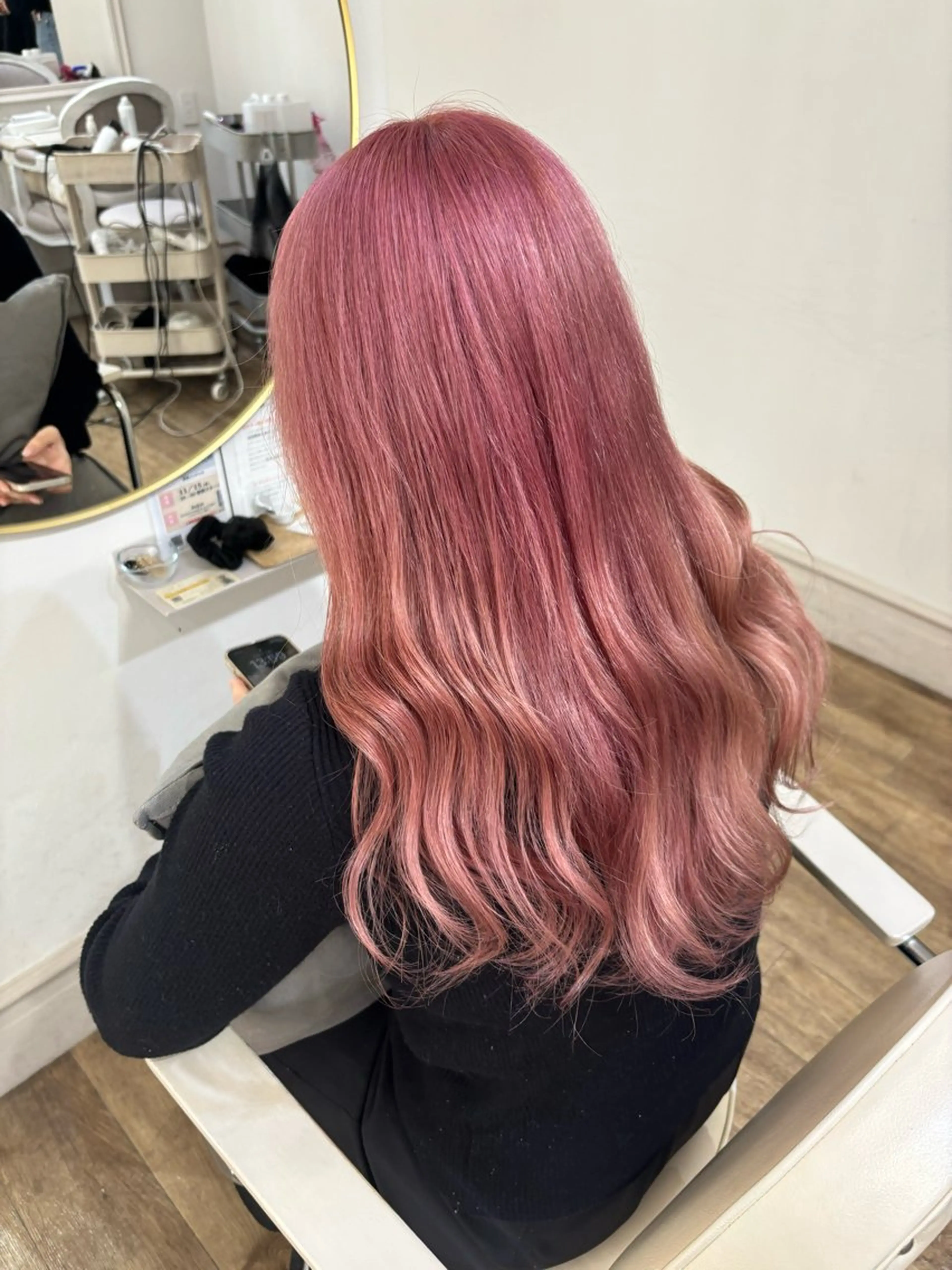 ロング カラー Risa🐈‍⬛/ グレージュ/透明感のヘアスタイル