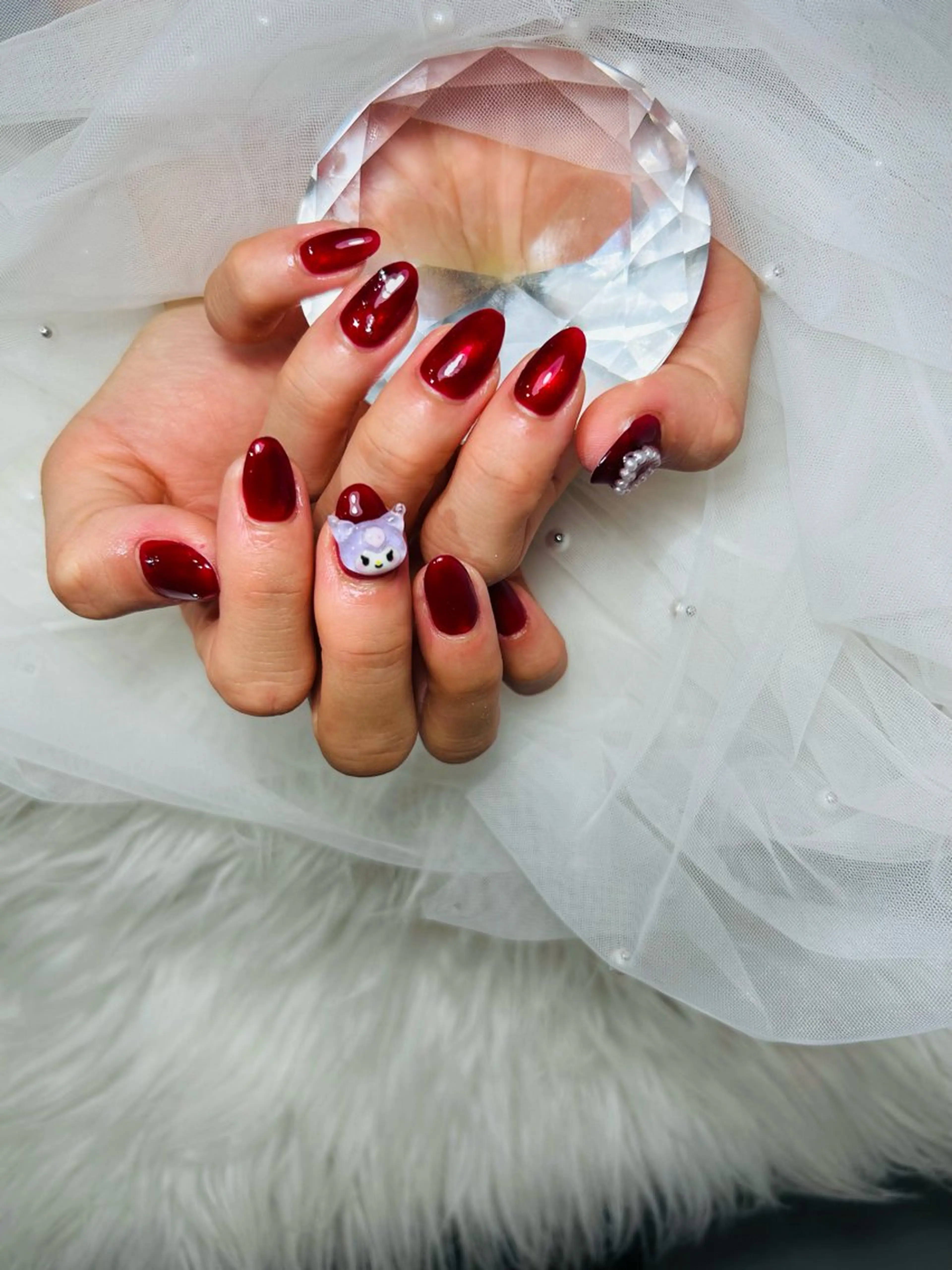 ネイル アートネイル 桜ネイル フレンチネイル ガラスフレンチ グラデーション ハンドネイル 🌸Soluna 🌸のネイルデザイン