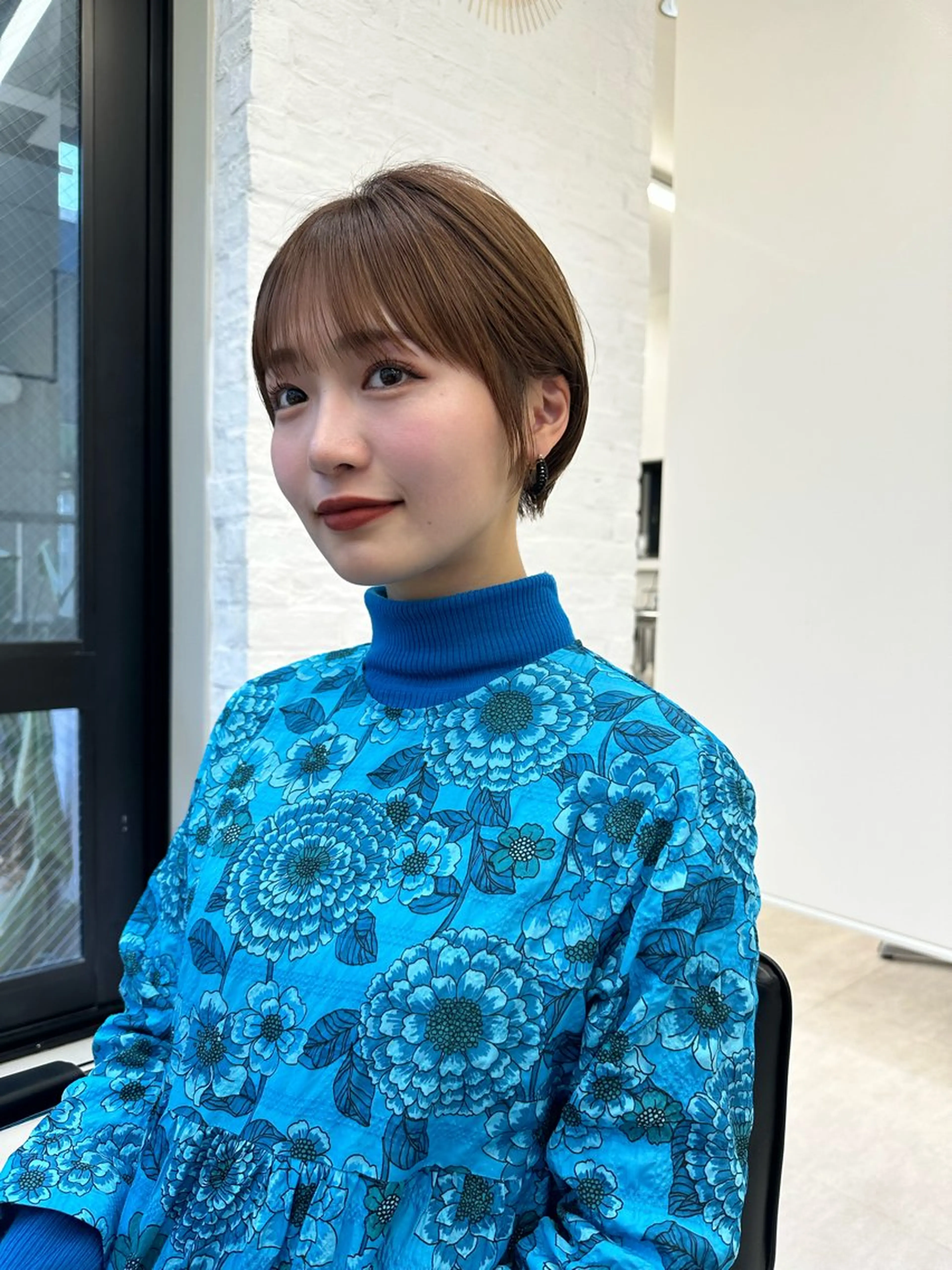 ショート 前髪顔まわりカット 🌈中村海聖のヘアスタイル