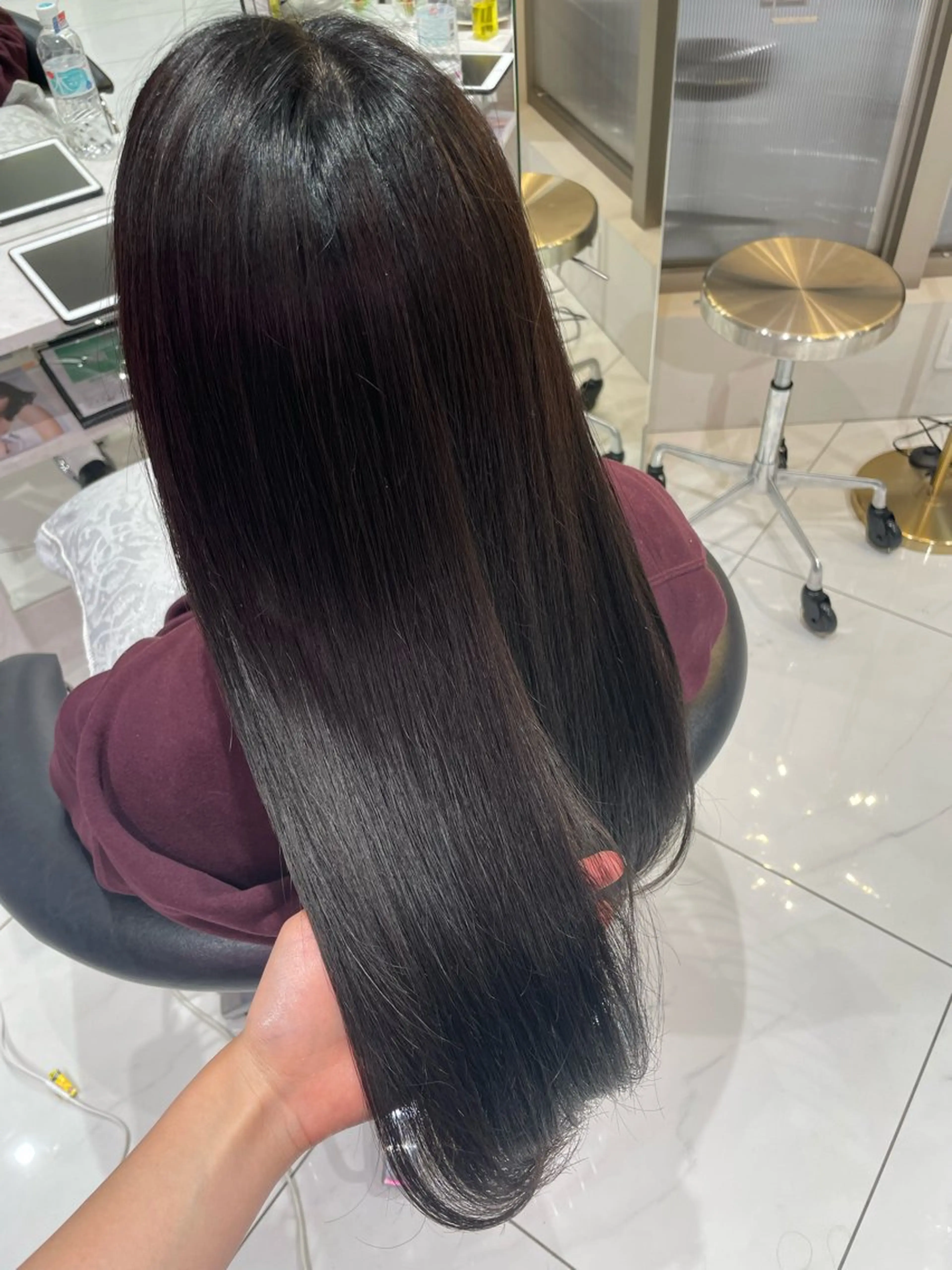 ロング mion🦋韓国ヘア 透明感カラー🫧のヘアスタイル