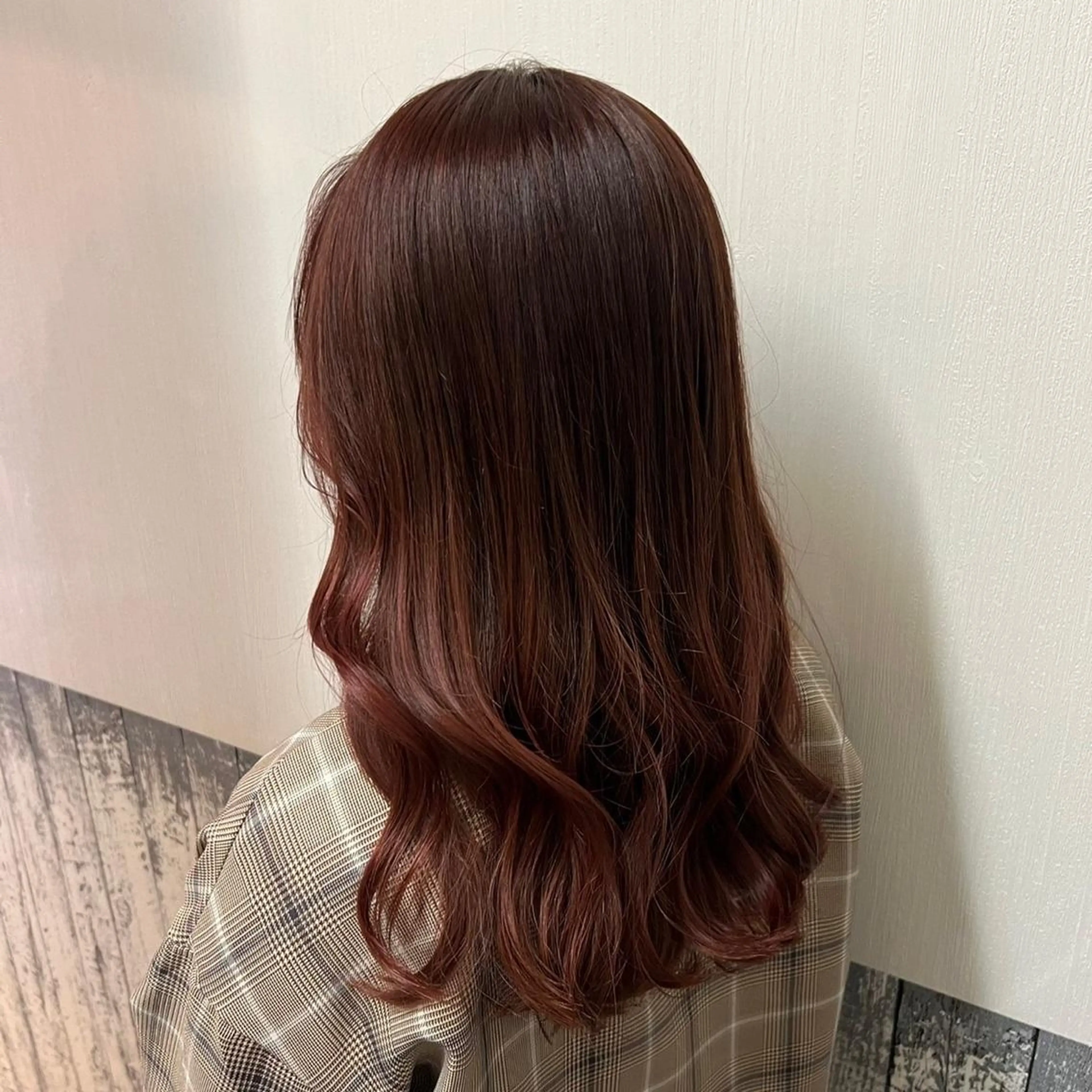 ロング ヘアカラー トリートメント 🍒艶髪カラー🍒 青木 瞳のヘアスタイル