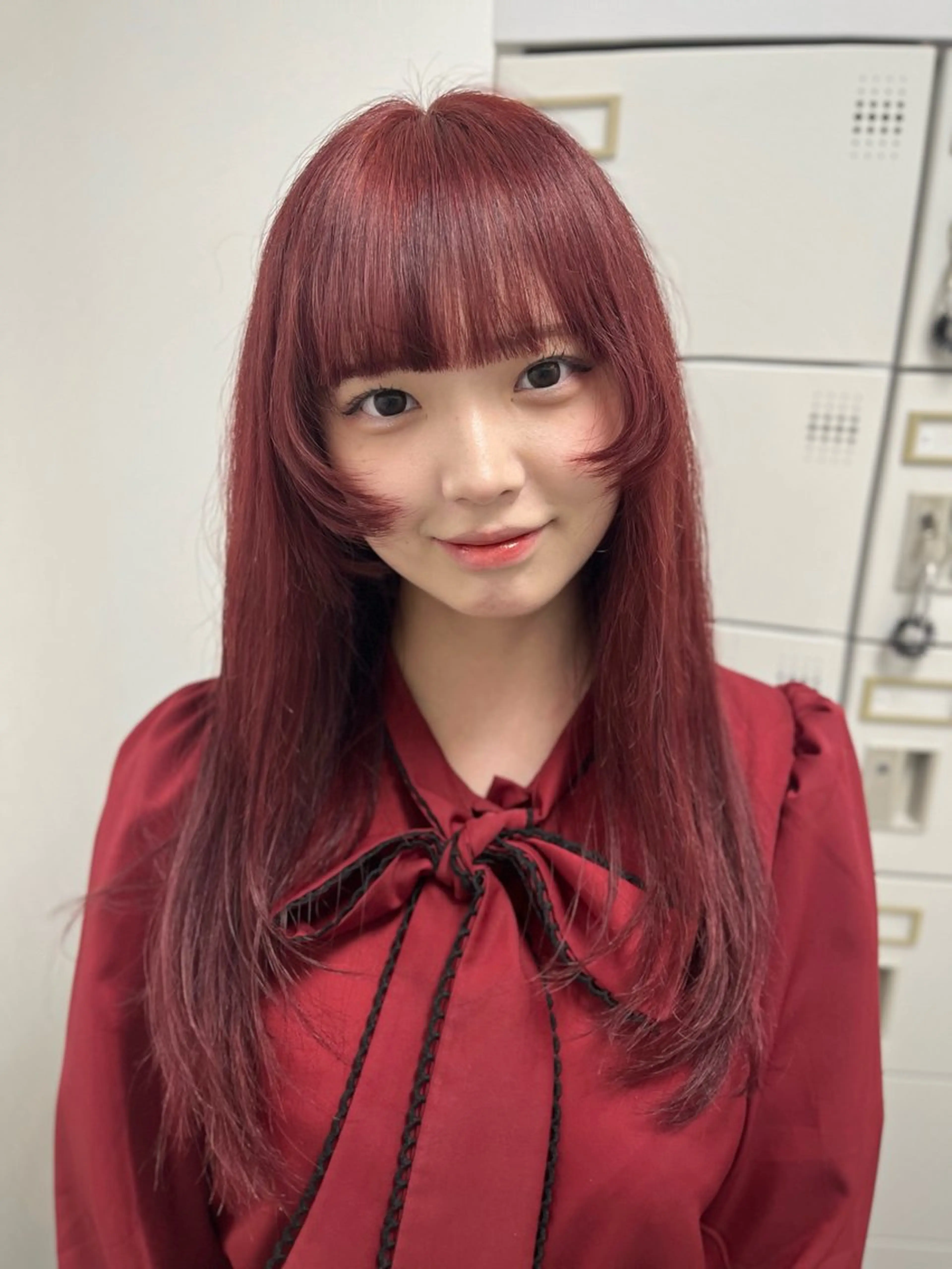 ロング パーマ/縮毛矯正 /かわいい/せき🫧のヘアスタイル