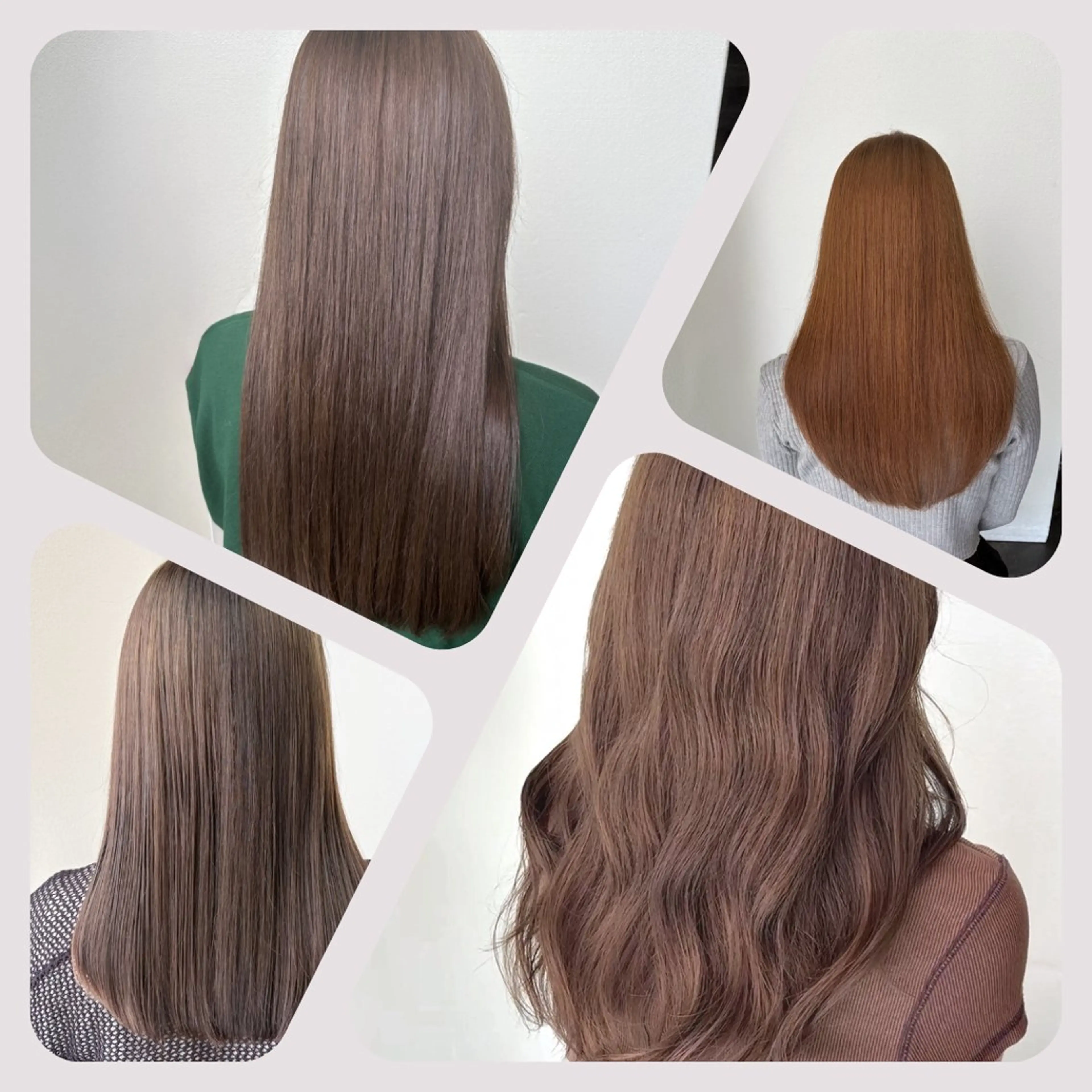 カラー 上島 彩のヘアスタイル