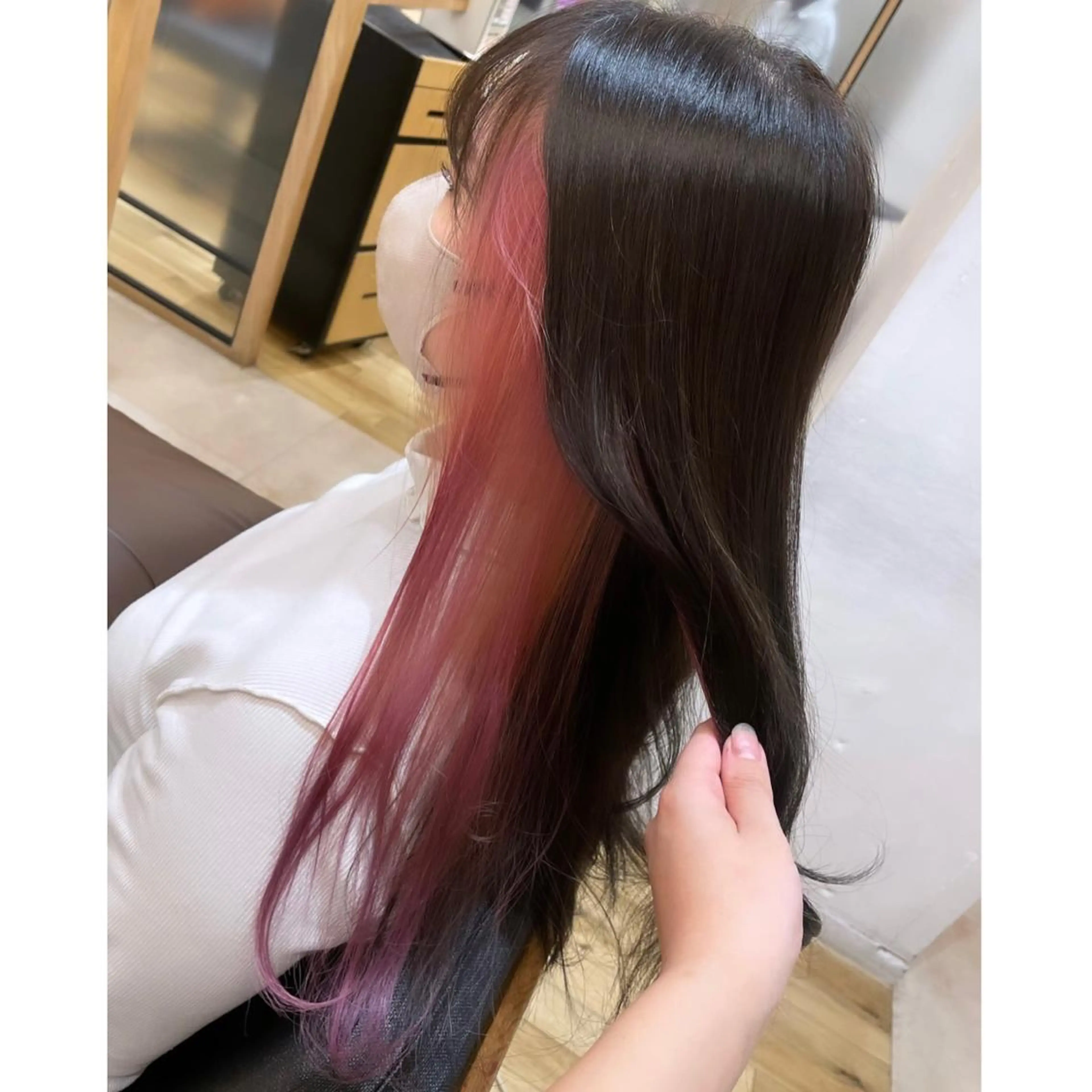 ロング カラー カット ヘアカラー トリートメント ❁⃘ ち だ り さ ❁⃘のヘアスタイル