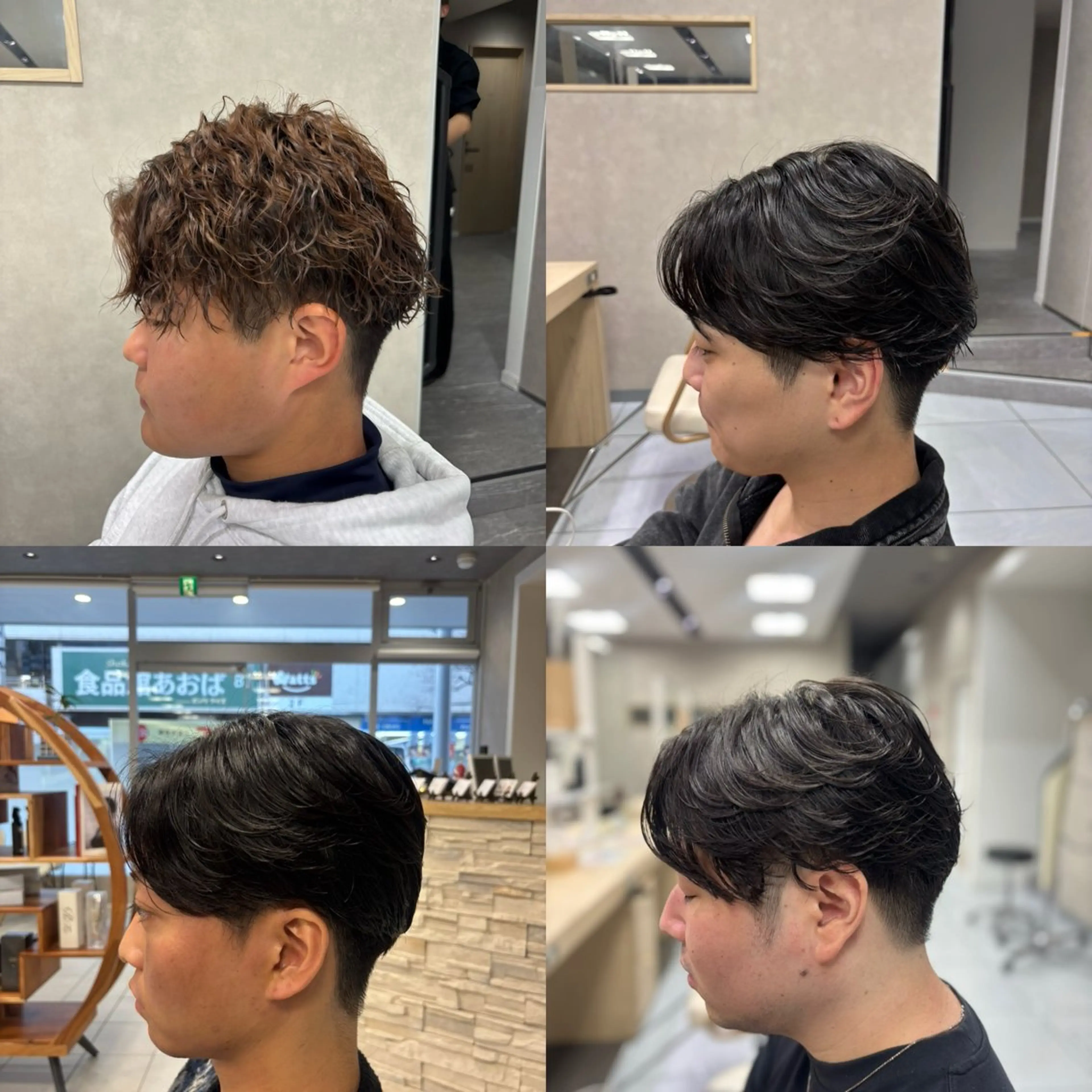 ショート パーマ メンズ カット パーマ メンズ特化韓国風 パーマスタイル/りんのヘアスタイル