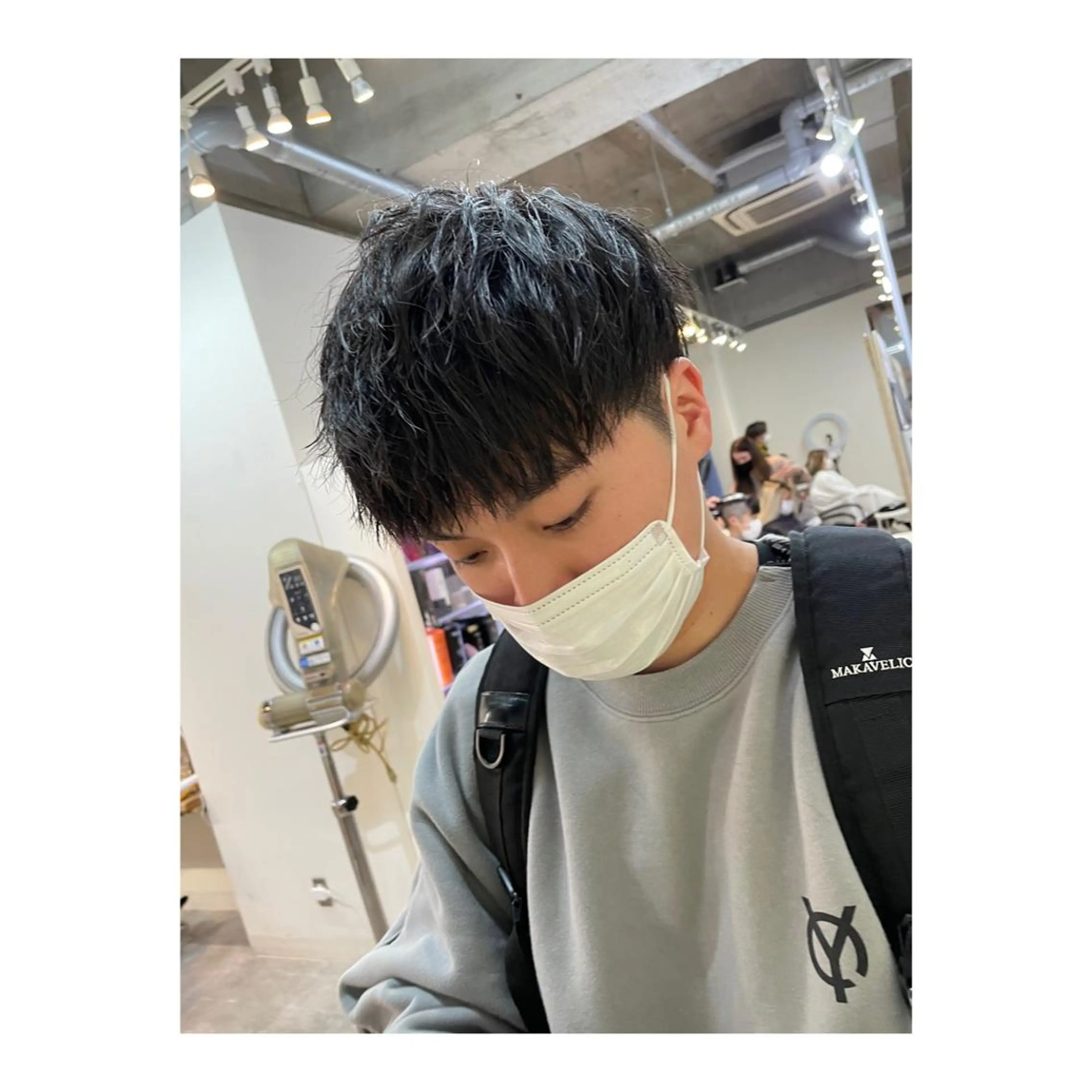 ショート パーマ メンズ ange☞ soutaのヘアスタイル