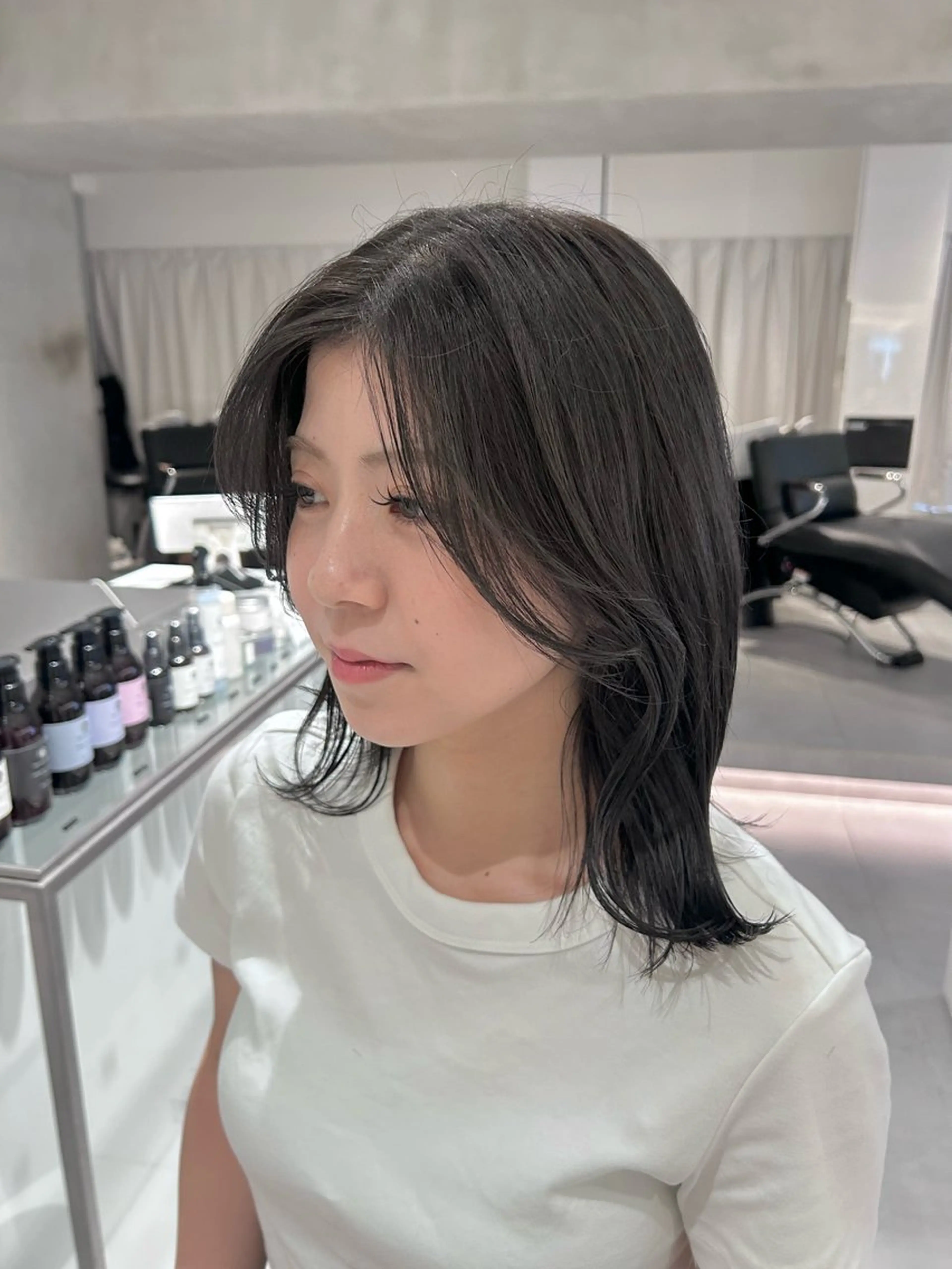 ミディアム カラー 🪞透け感&韓国ヘア 🪞honokaのヘアスタイル