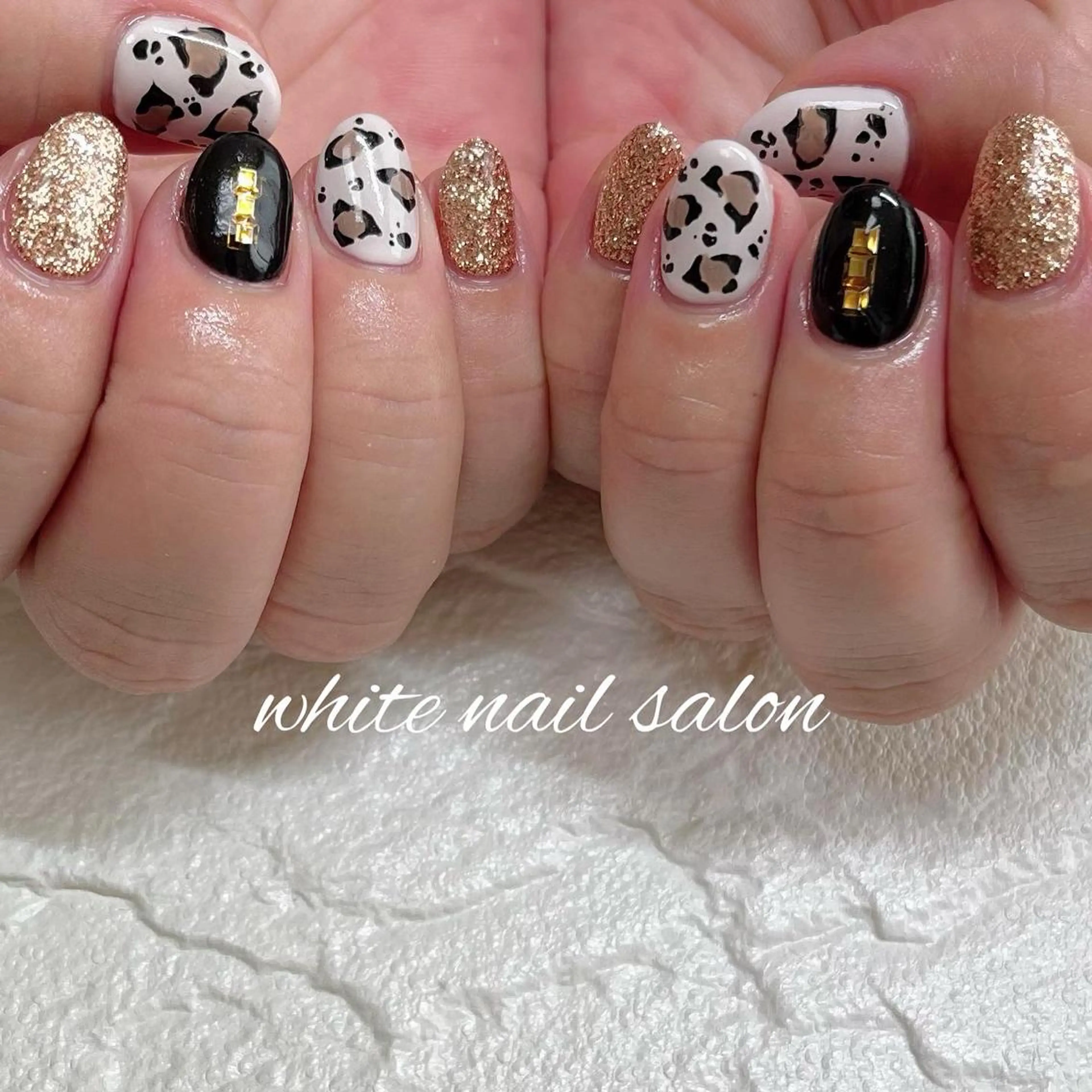 ネイル フットネイル ジェルネイル ハードジェル ラメ(グリッター) 持ち込み ハンドネイル white nail salonのネイルデザイン
