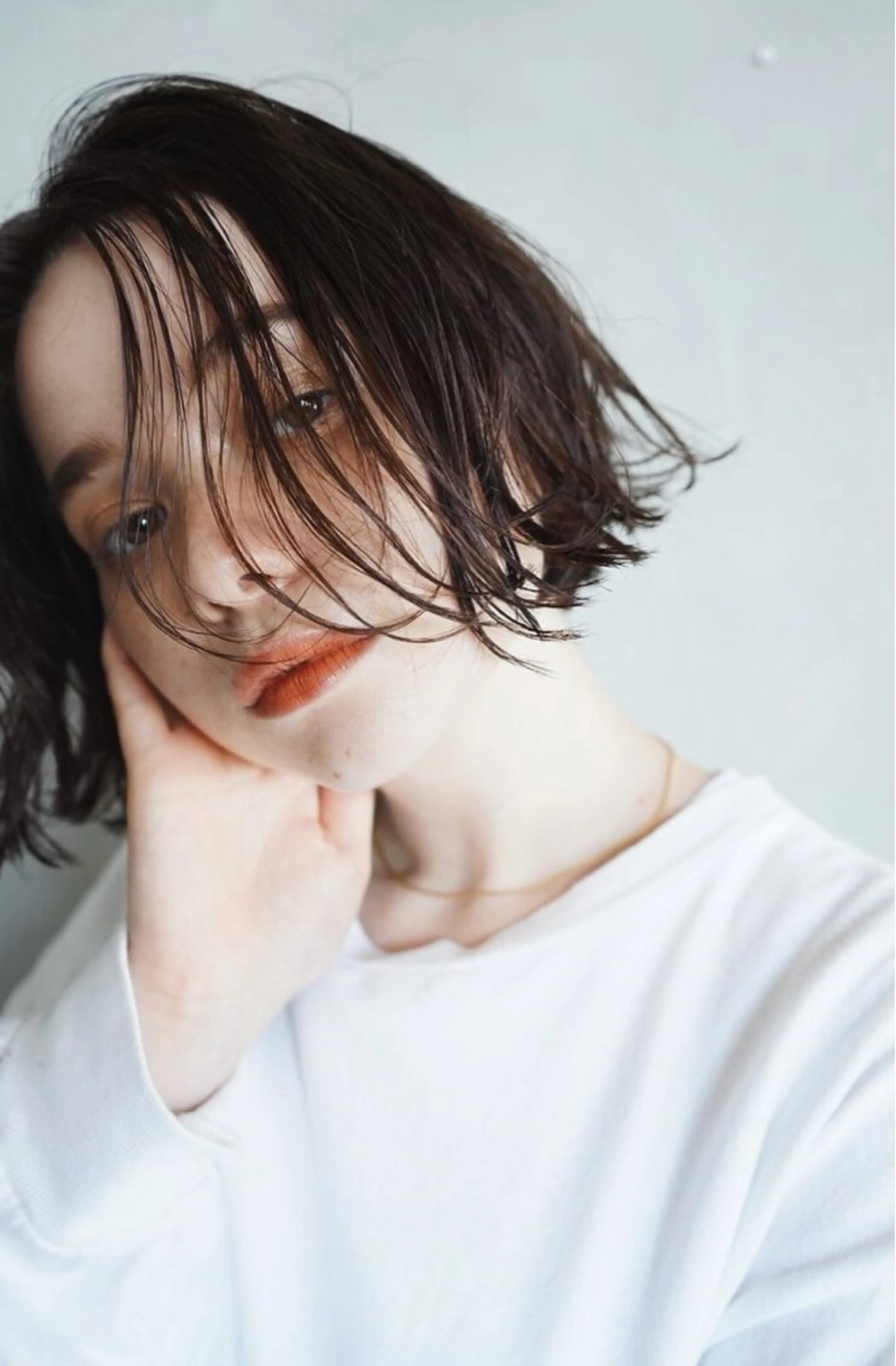 ミディアム カット ヘアカラー 小野 龍樹のヘアスタイル