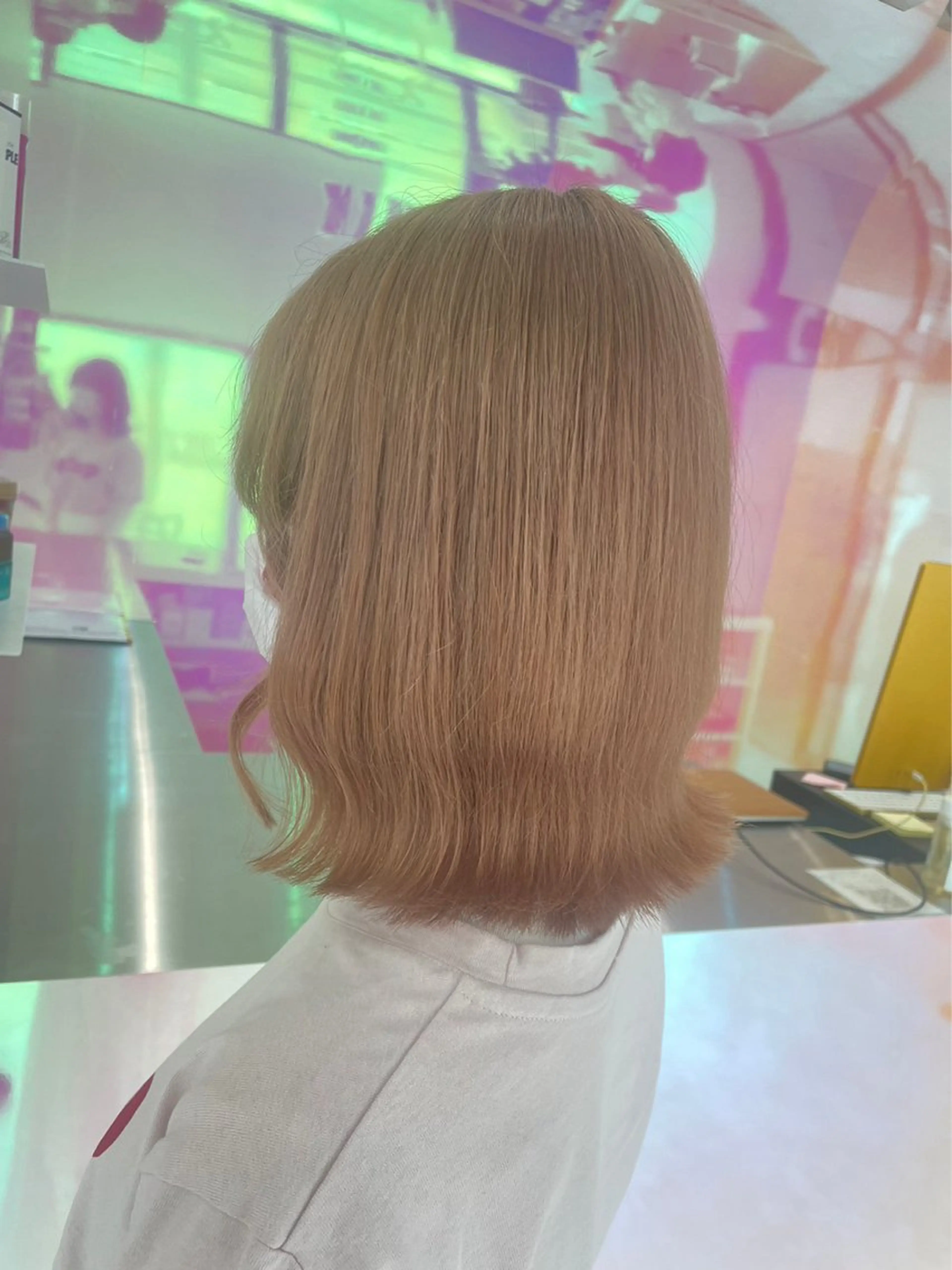 ミディアム カラー パーマ ヘアアレンジ メンズ 🤍透明感カラー🤍 似合わせ🤍AINEのヘアスタイル