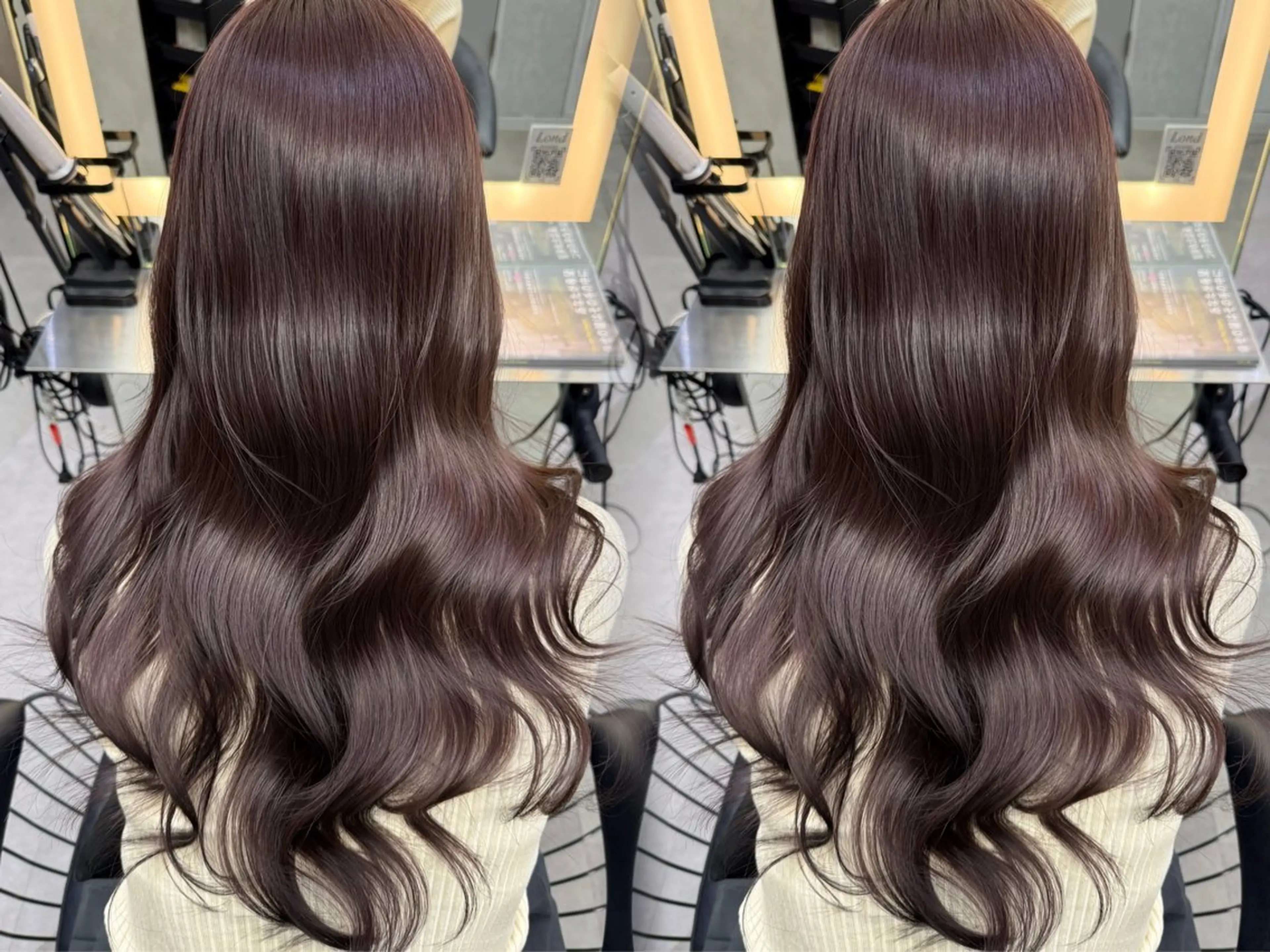 ロング カラー ラベンダーカラー ピンクカラー ピンクラベンダー カット ヘアカラー トリートメント 韓国レイヤー× 艶髪 池袋/ハナ🌷のヘアスタイル