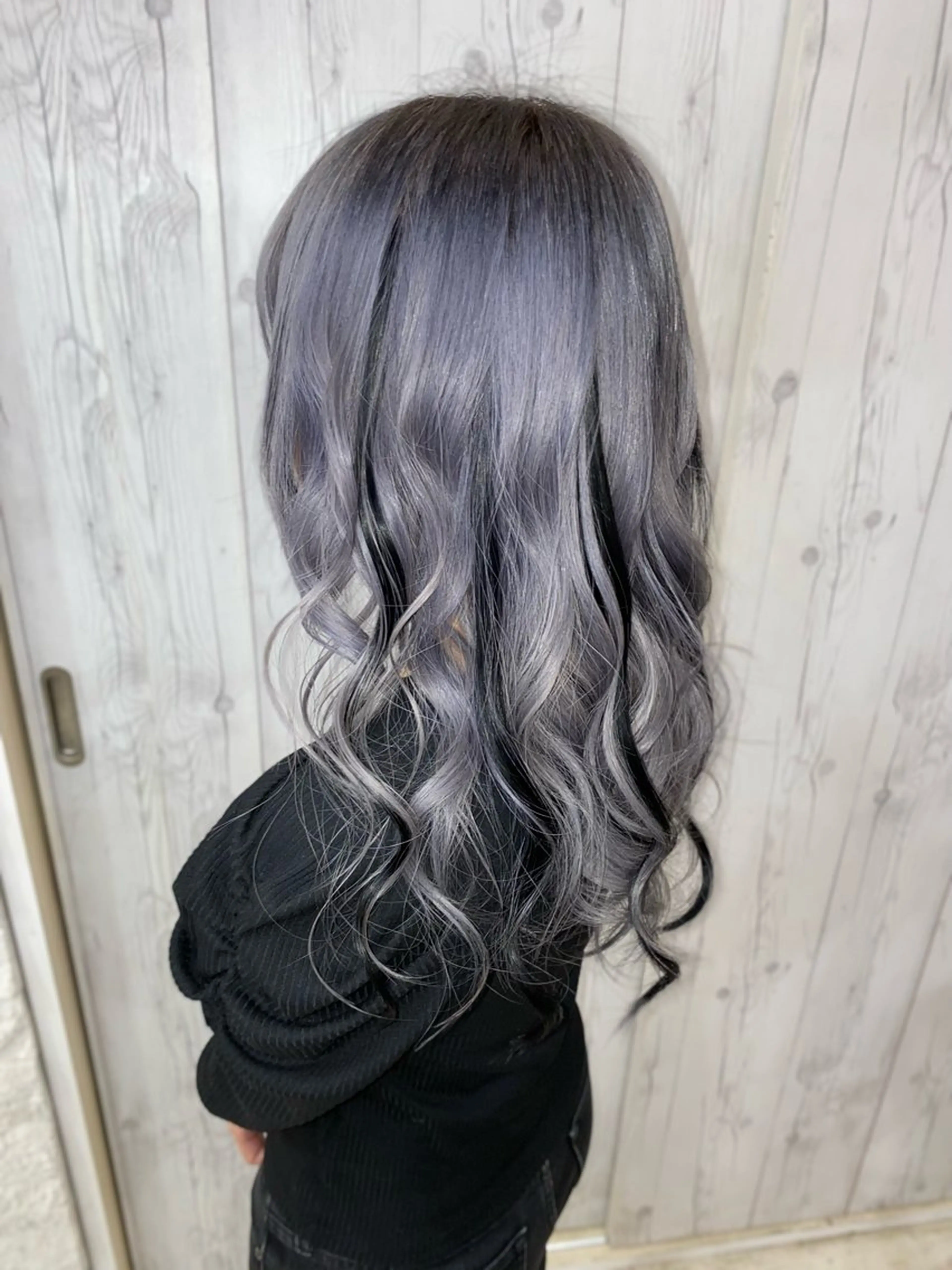 セミロング エクステ ヘアカラー ゆぴ☾‪/推しカラー /ハイトーンのヘアスタイル