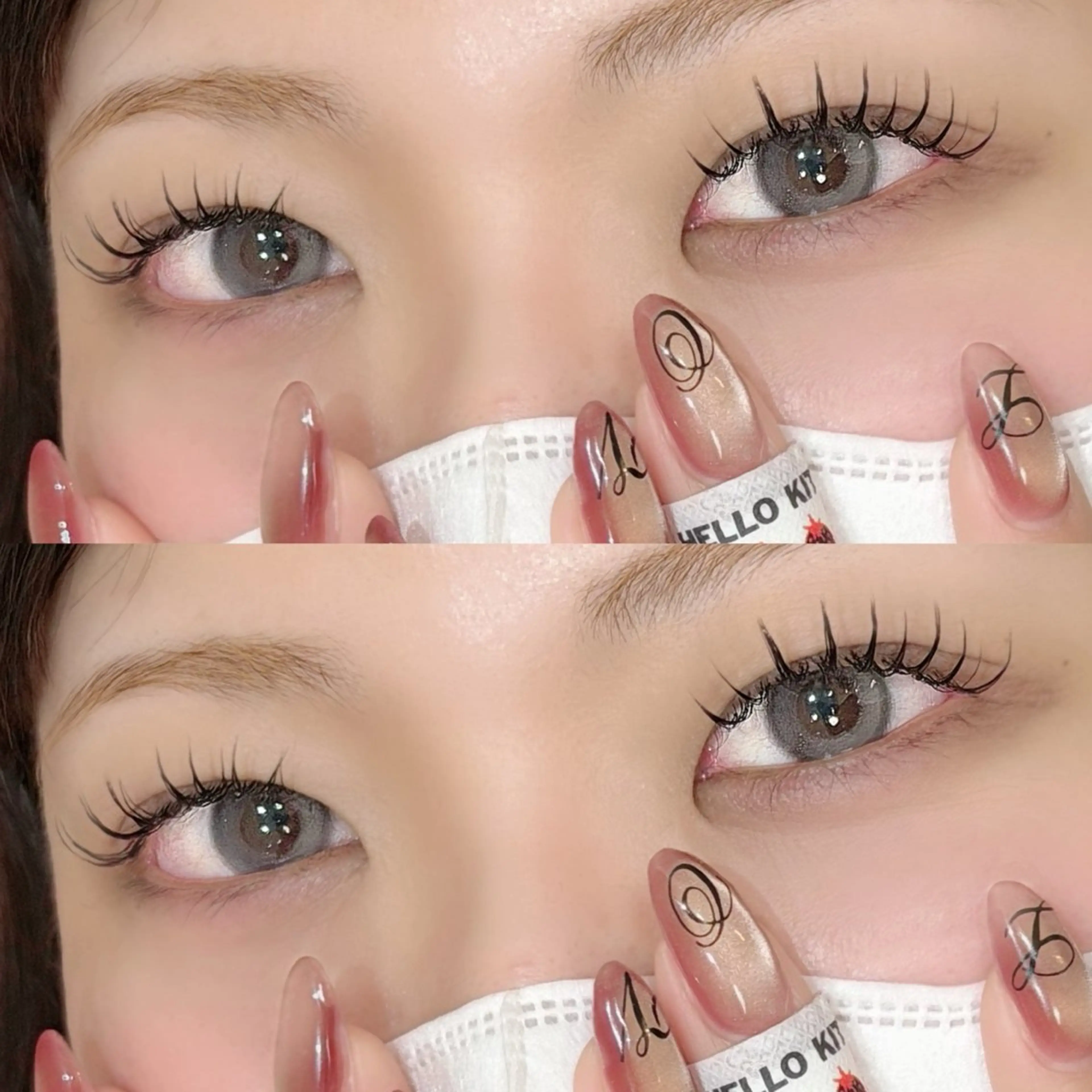 マツエク・マツパ M.wish 🖤HINAのマツエク・マツパデザイン