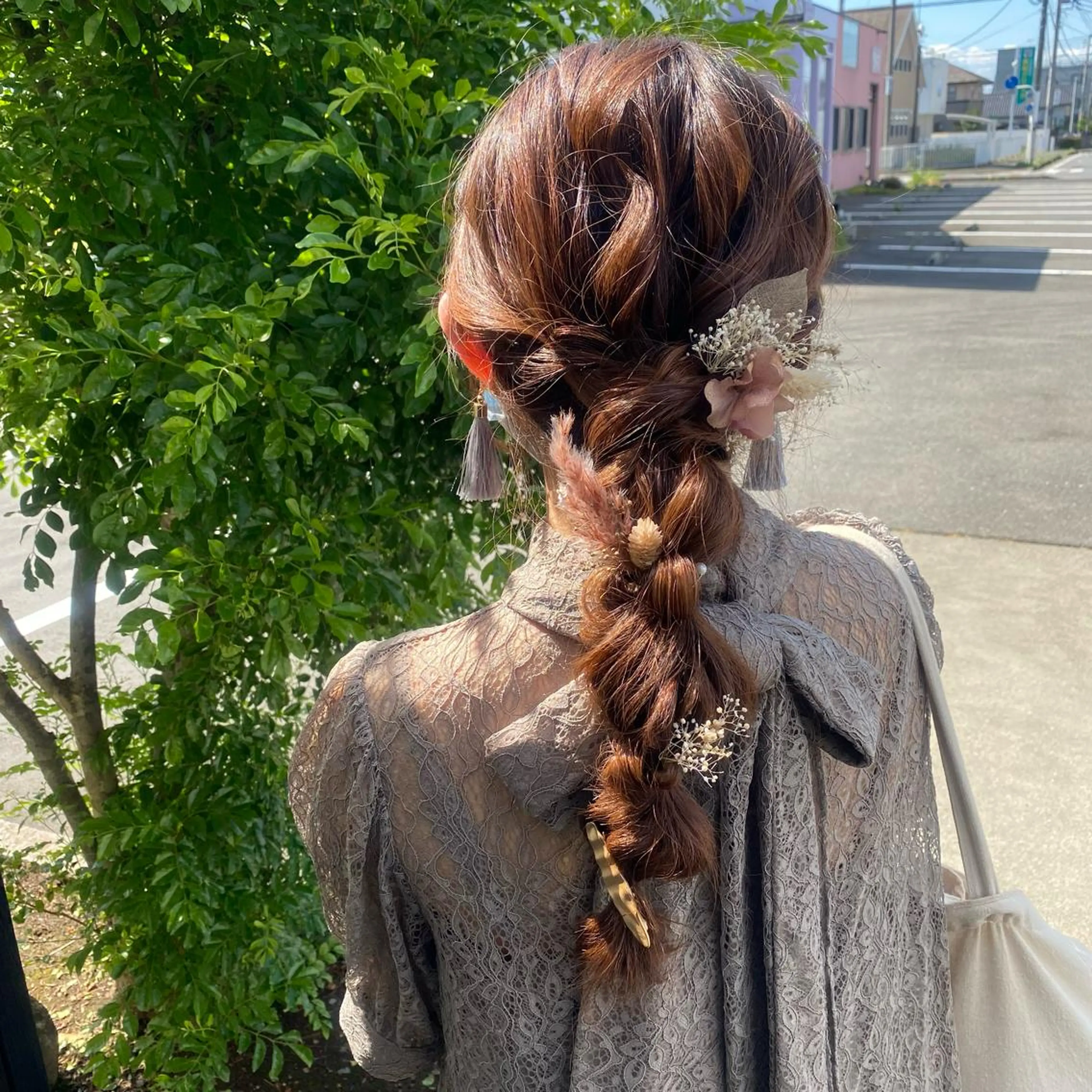 ロング ヘアアレンジ アオトソラ いしざかのヘアスタイル