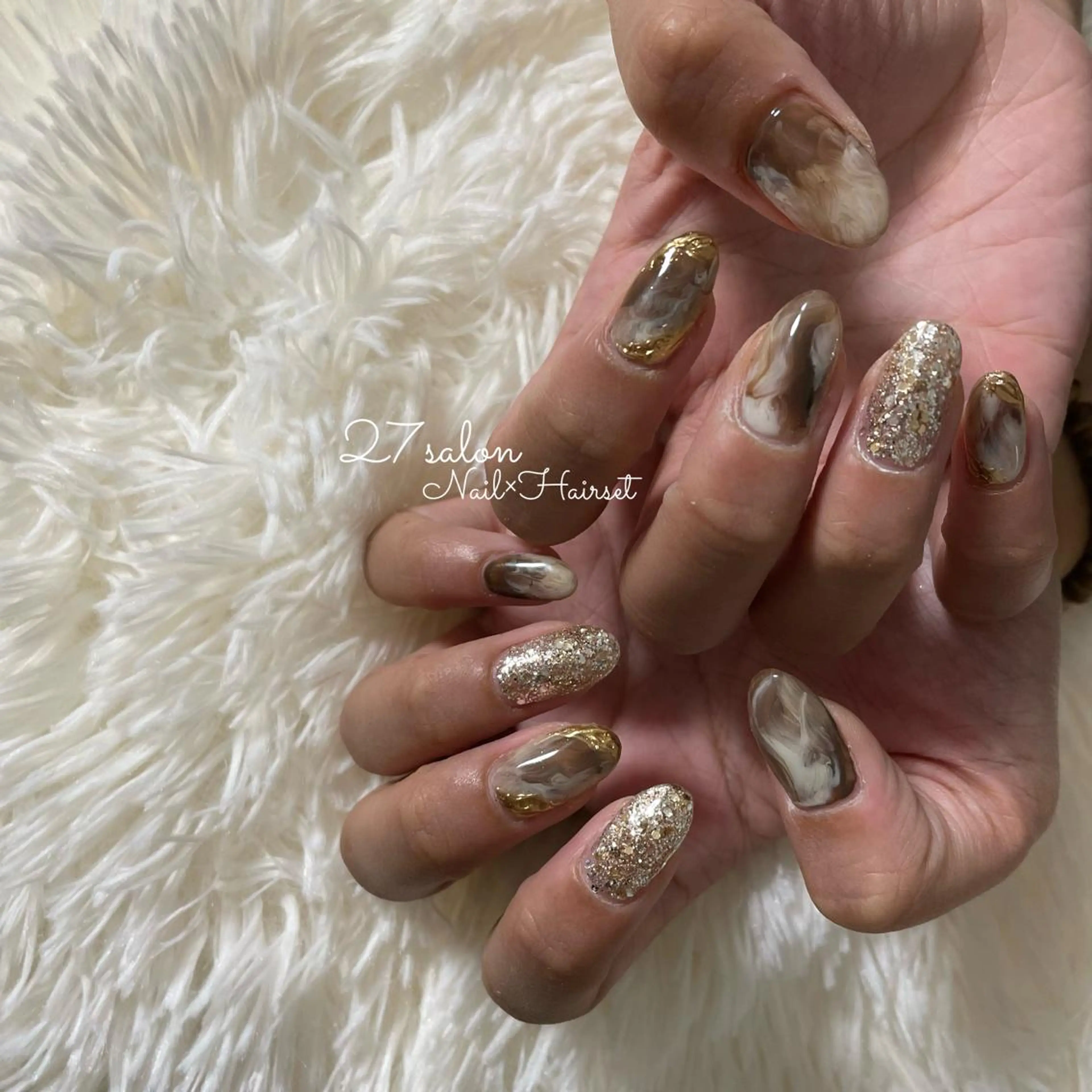 ネイル ニュアンスネイル 27salon yuinaのネイルデザイン