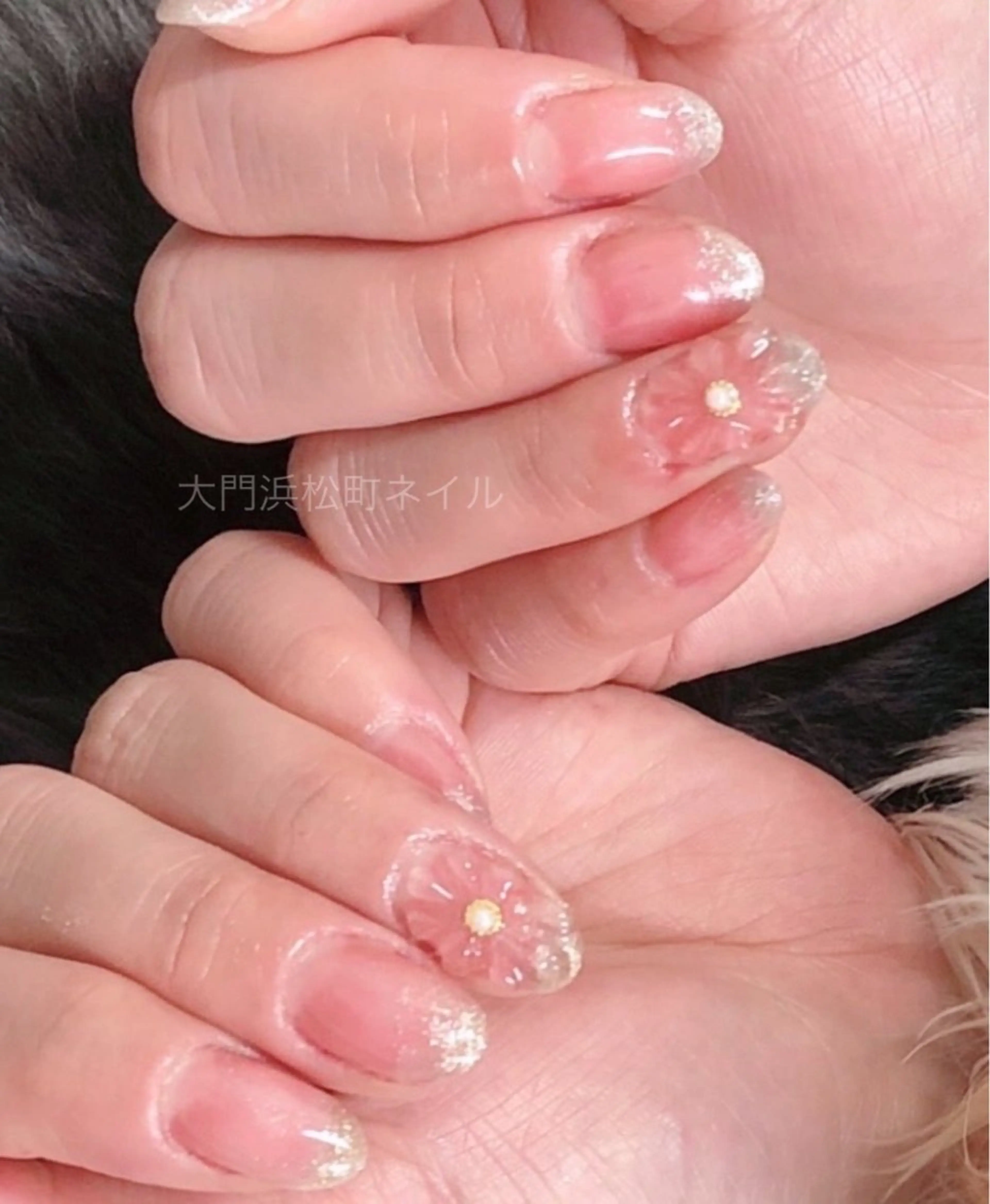 ネイル アートネイル フレンチネイル ガラスフレンチ マグネットネイル ミラーネイル ハンドネイル ハンドケア 大門浜松町 ネイルのネイルデザイン
