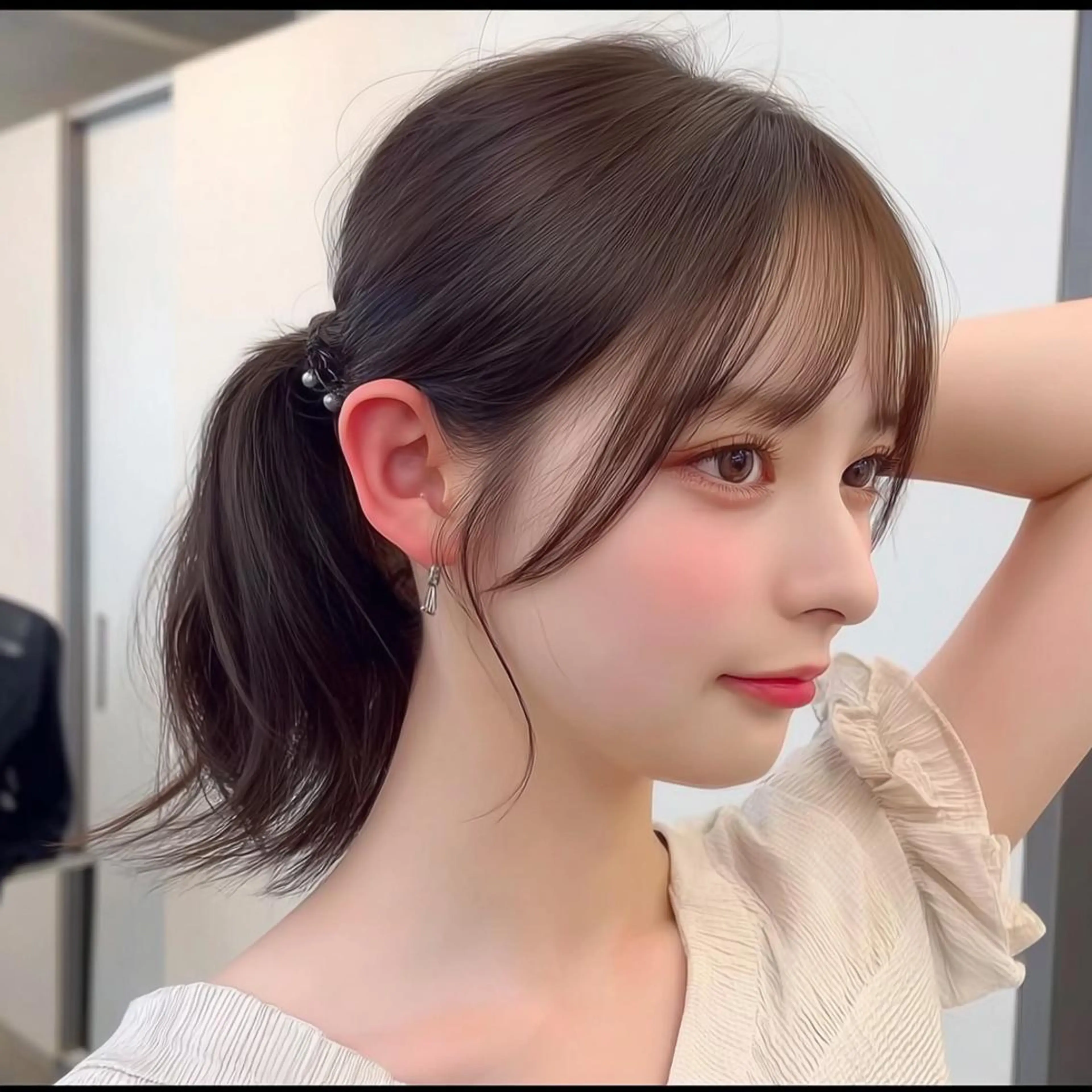 ミディアム 髪質改善 縮毛矯正 カット 美髪メニュー特化✨️ ひなののヘアスタイル