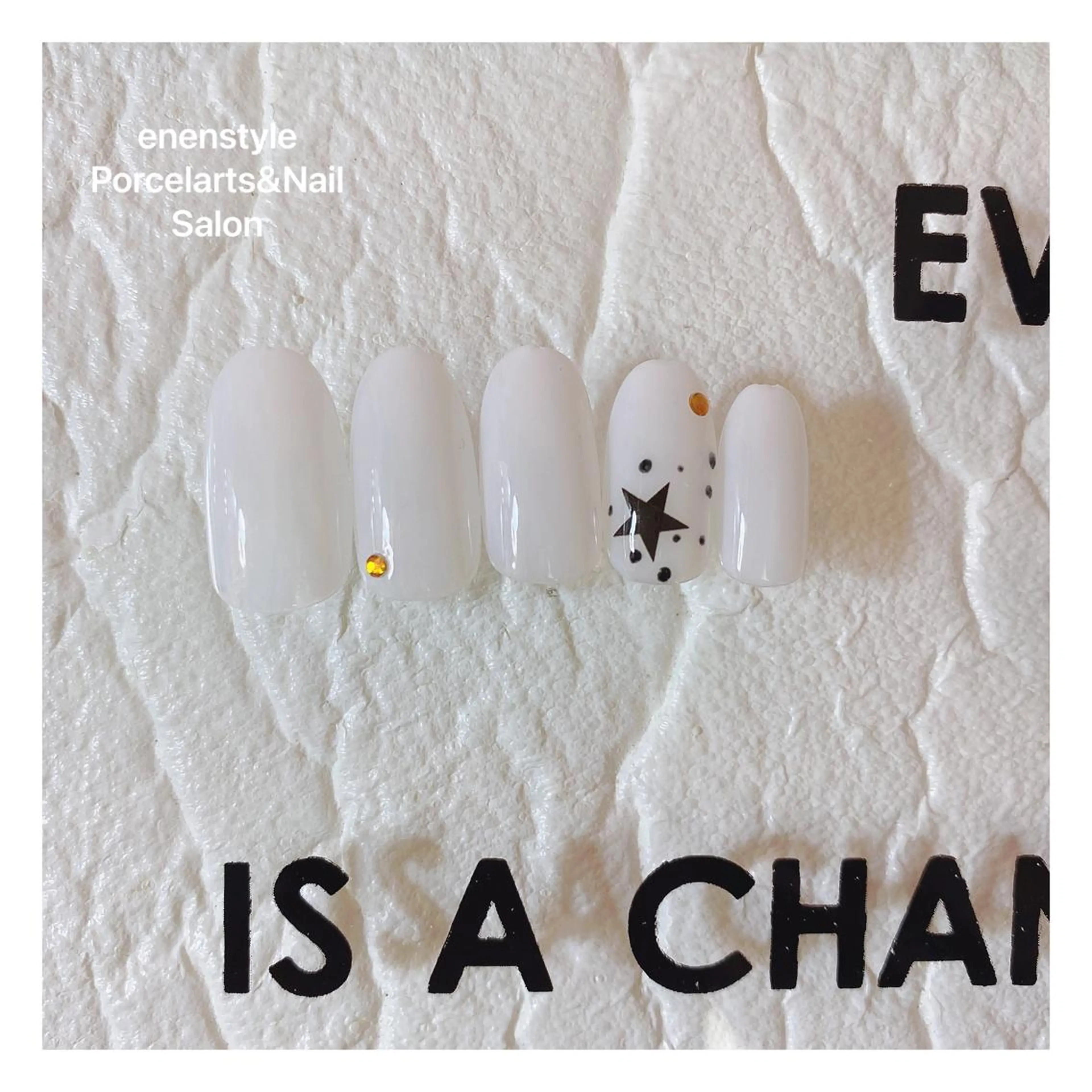 ミディアム ネイル ハンドネイル 👑enen style👑のネイルデザイン