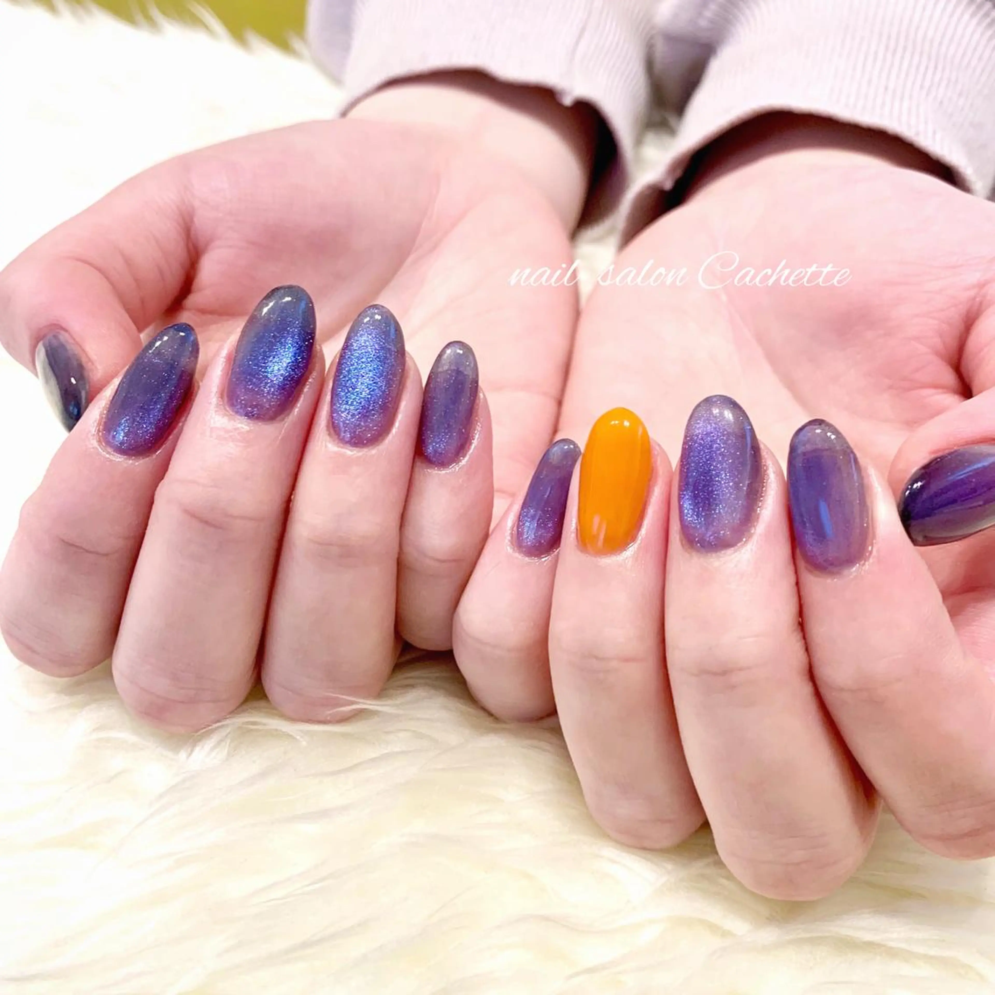 ネイル マグネットネイル ✧Cachette✧ YUKARIのネイルデザイン