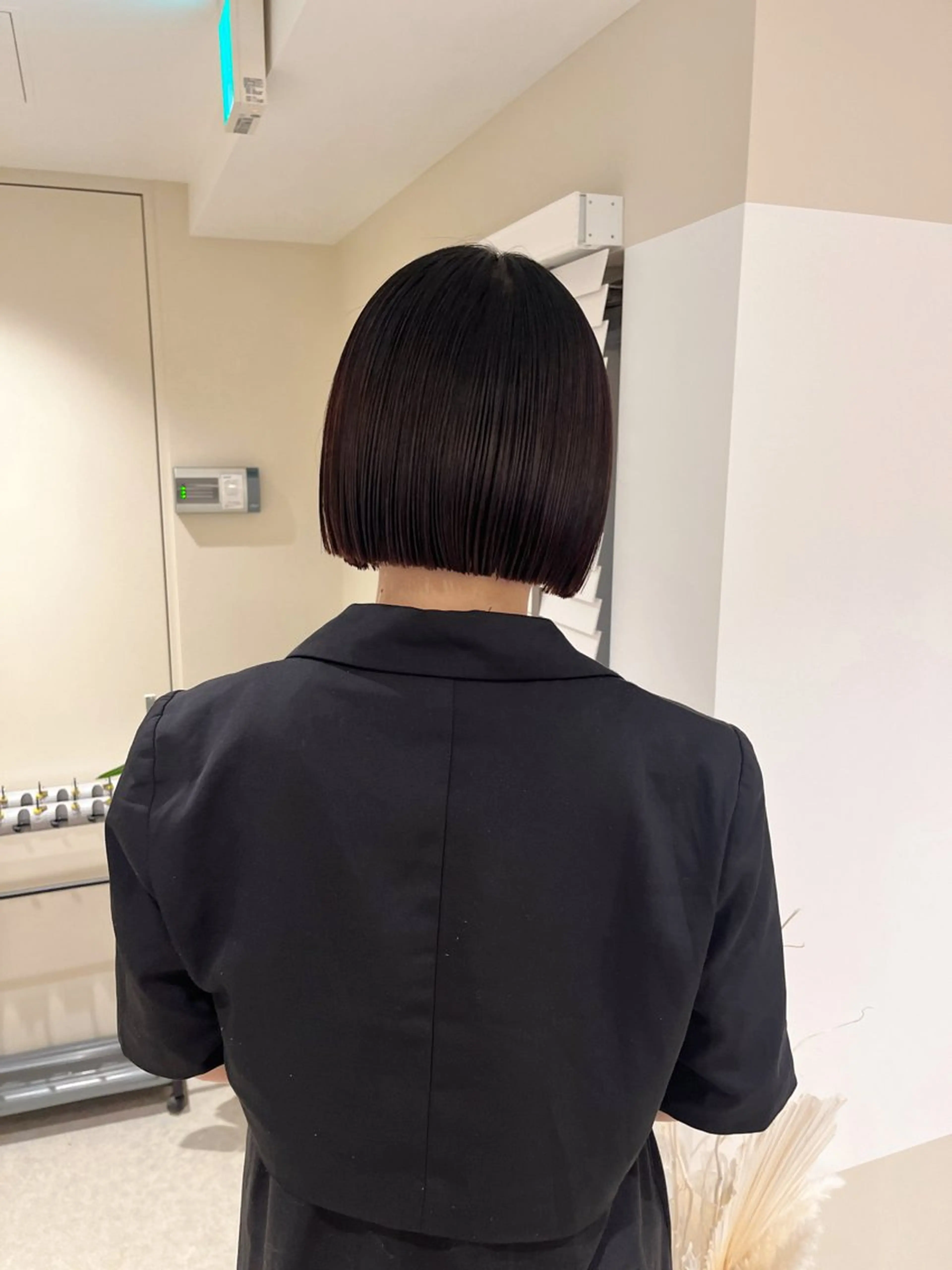 ショート ボブ カット ヘアカラー トリートメント Bonheur銀座 /runaのヘアスタイル