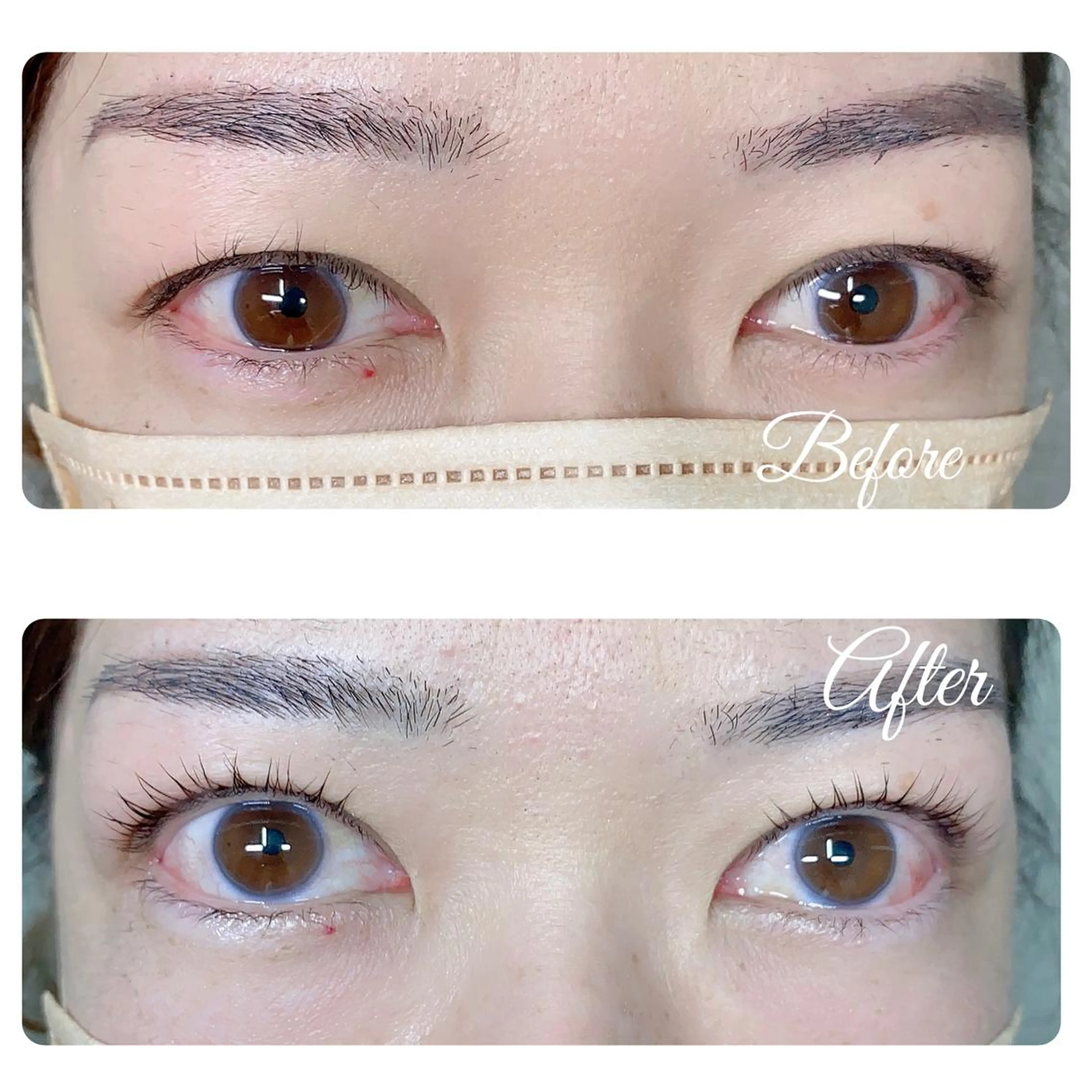 マツエク・マツパ 一重×まつ毛パーマ 松本 かなこのマツエク・マツパデザイン