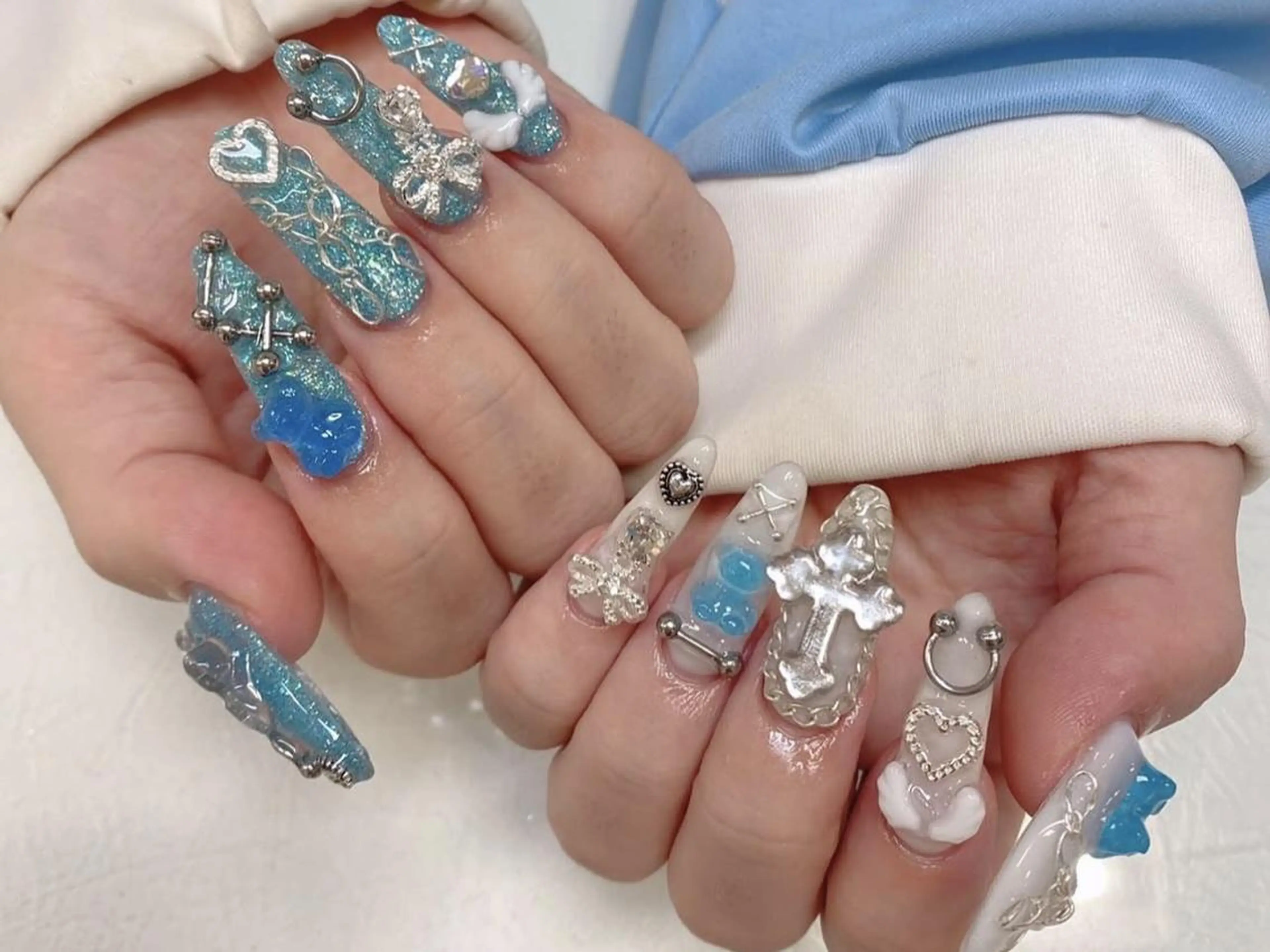 メンズ ネイル Bloom kabukiのネイルデザイン