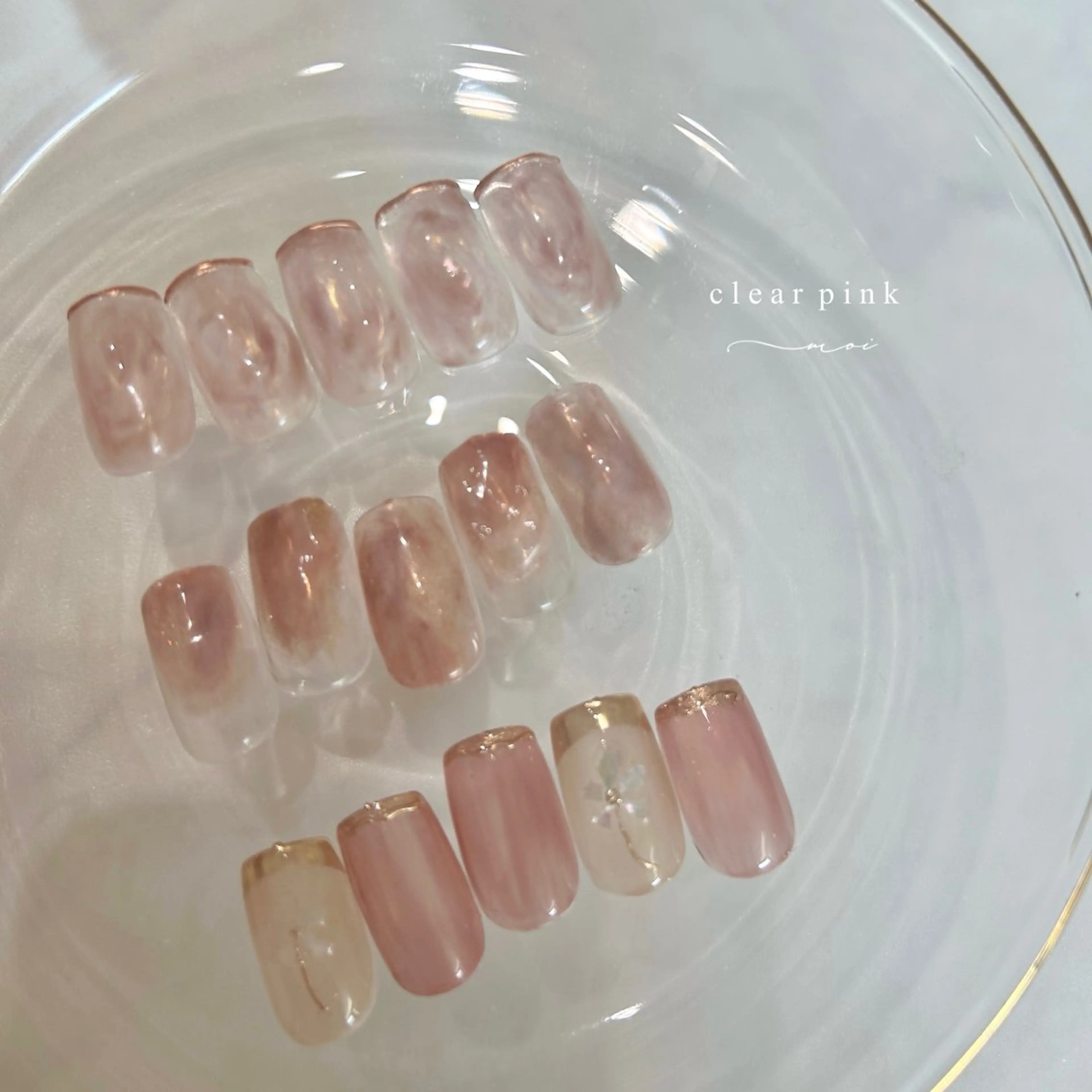 ネイル アートネイル オーロラネイル ミラーネイル ハンドネイル nail salon moiのネイルデザイン