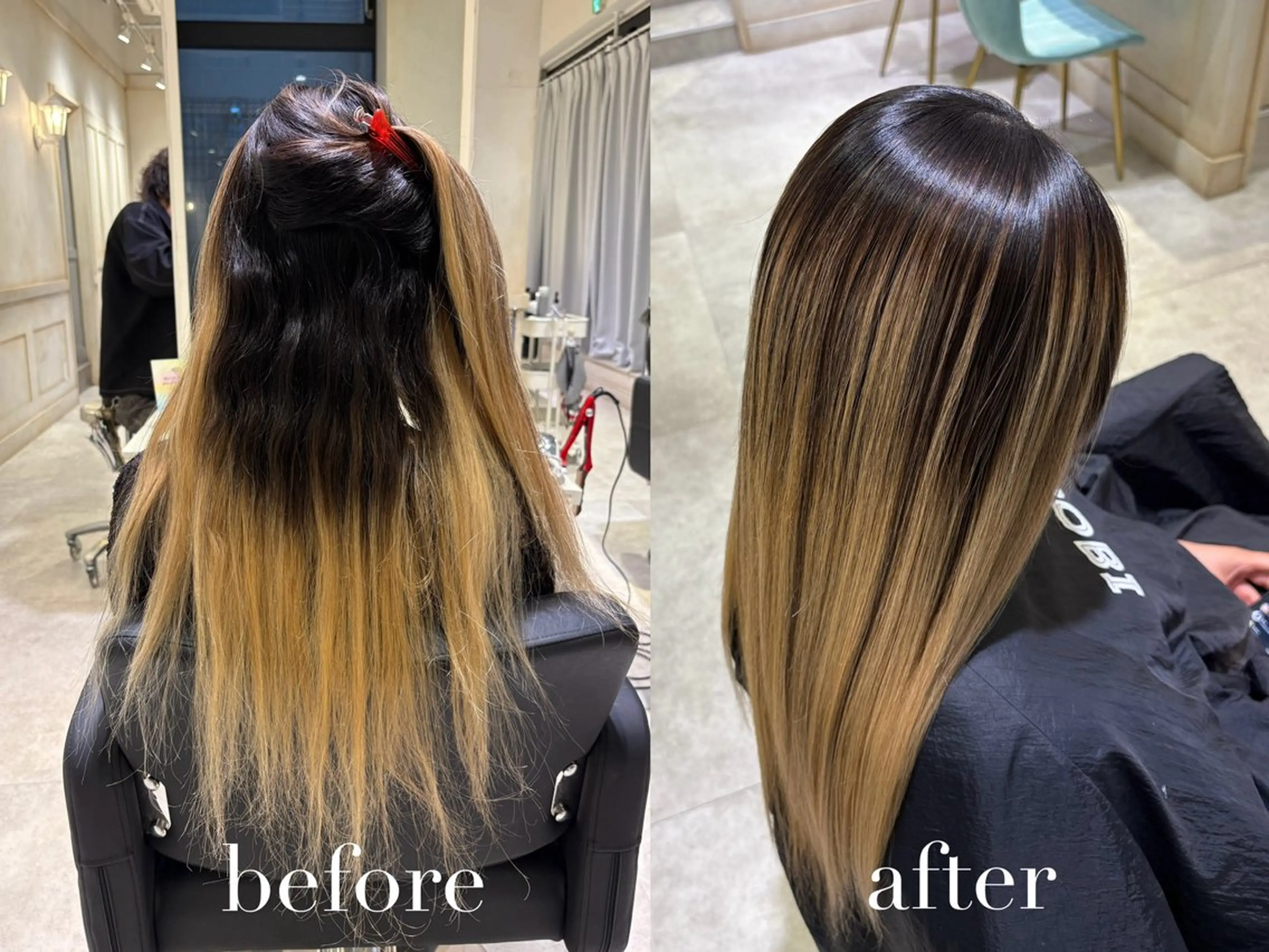 ミディアム カット ヘアカラー 縮毛矯正 トリートメント 🟠髪質改善縮毛矯正 YUTO🟠のヘアスタイル