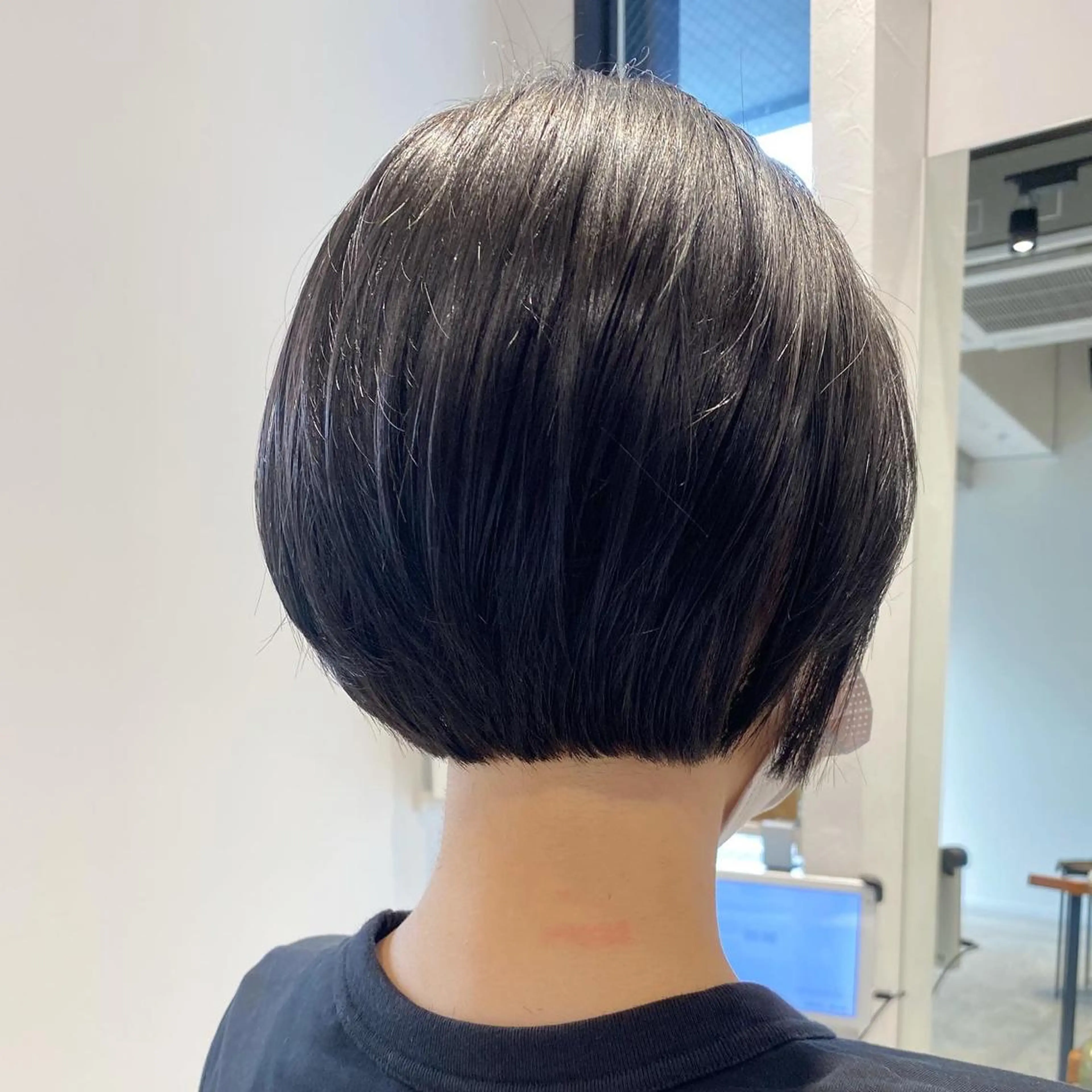 ショート カット ヘアカラー トリートメント ✨圧倒的満足度◎ 小顔美人ショート✨佃のヘアスタイル