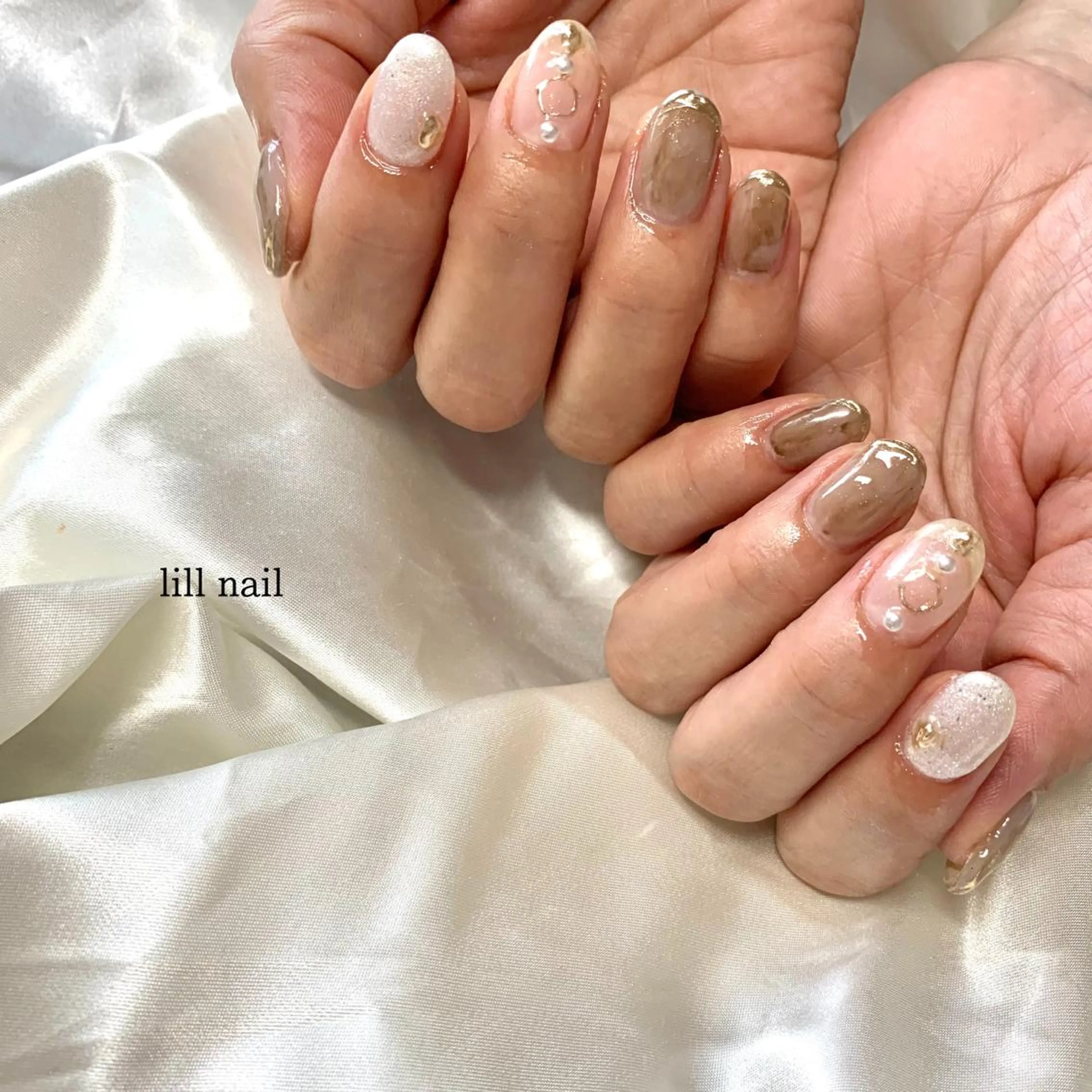 ショート pllia beautyのネイルデザイン