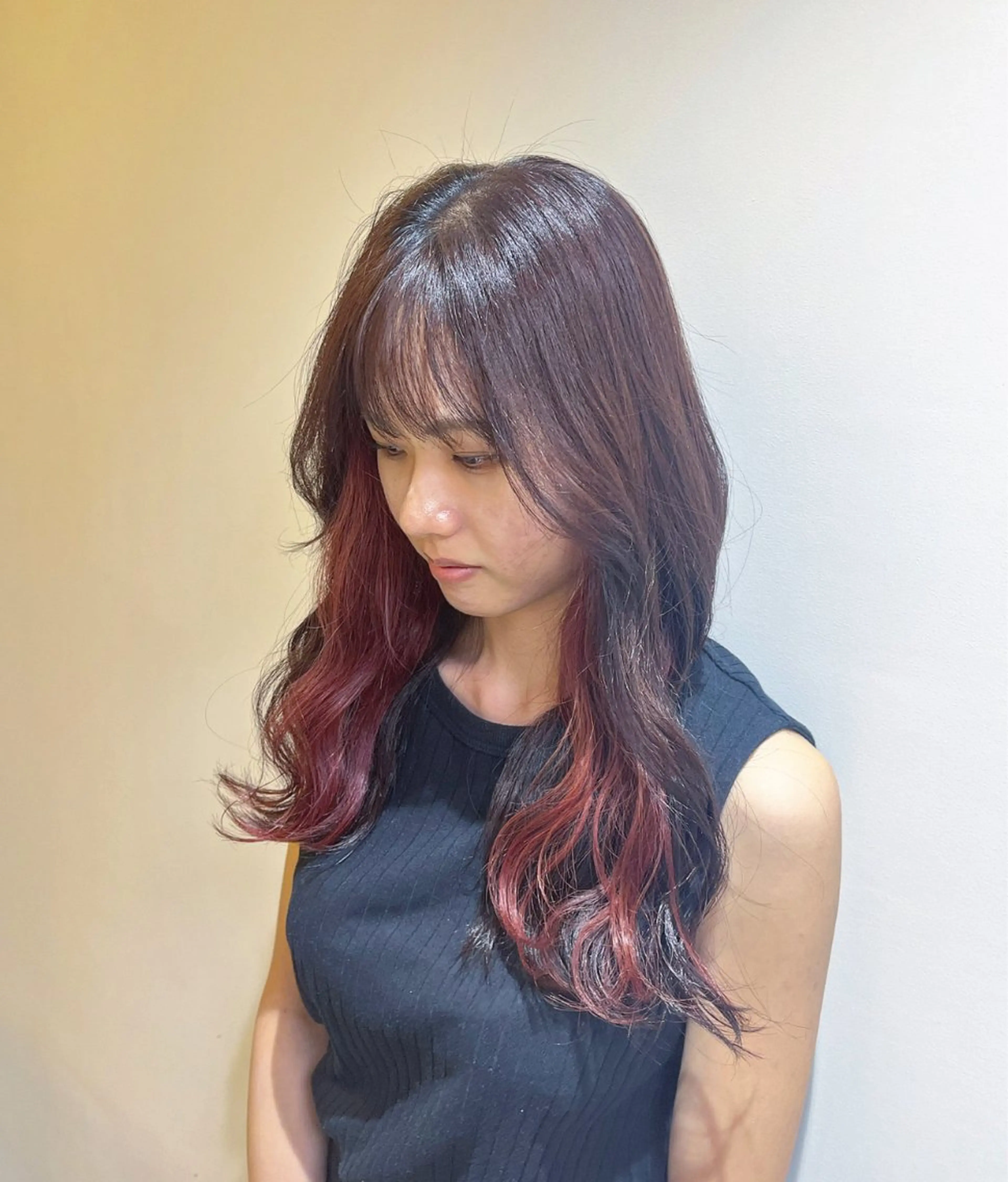 セミロング カラー 髪質改善/艶髪 /SARA💕のヘアスタイル