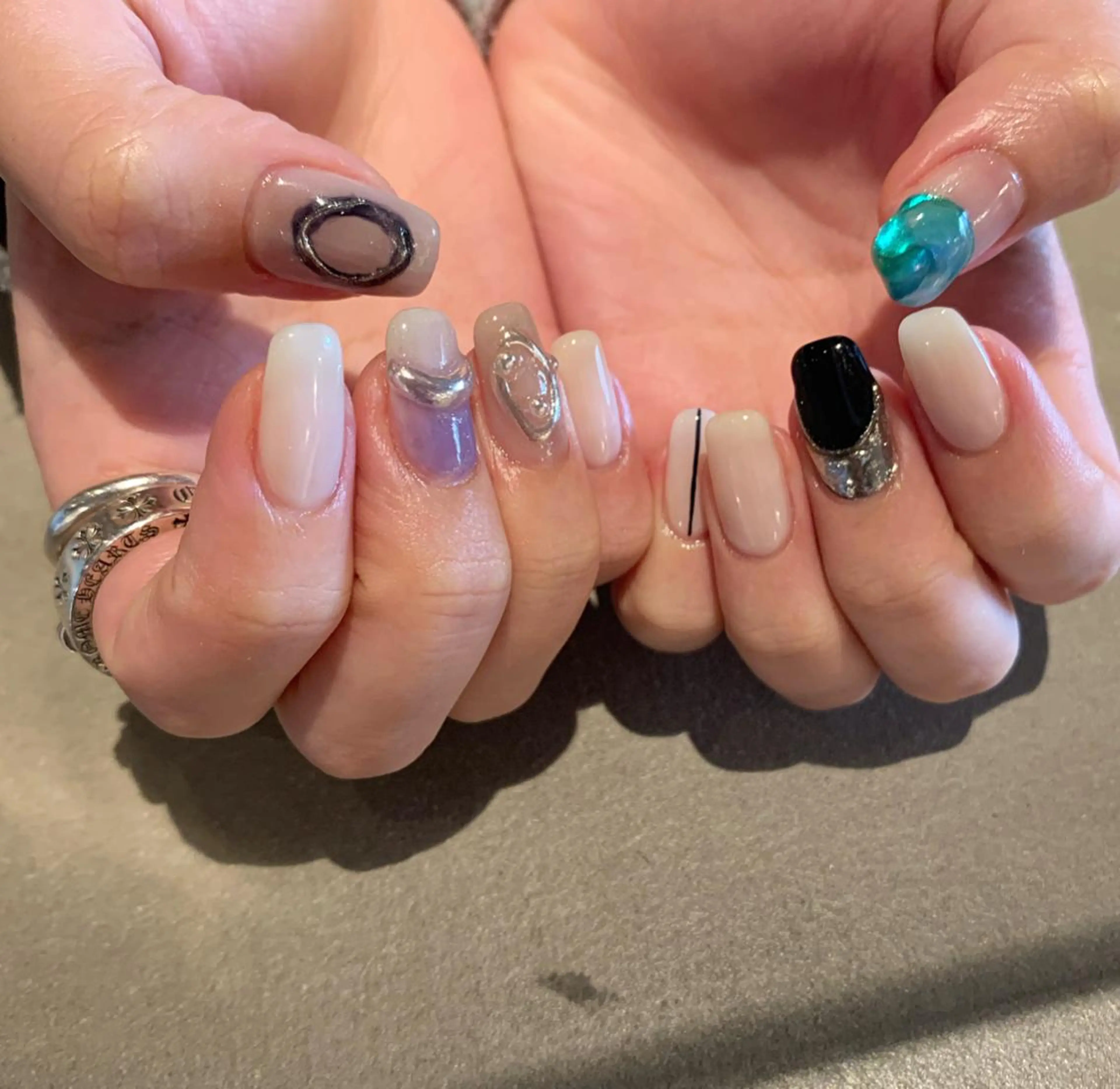 ネイル ハンドネイル にしぐち はるかのネイルデザイン