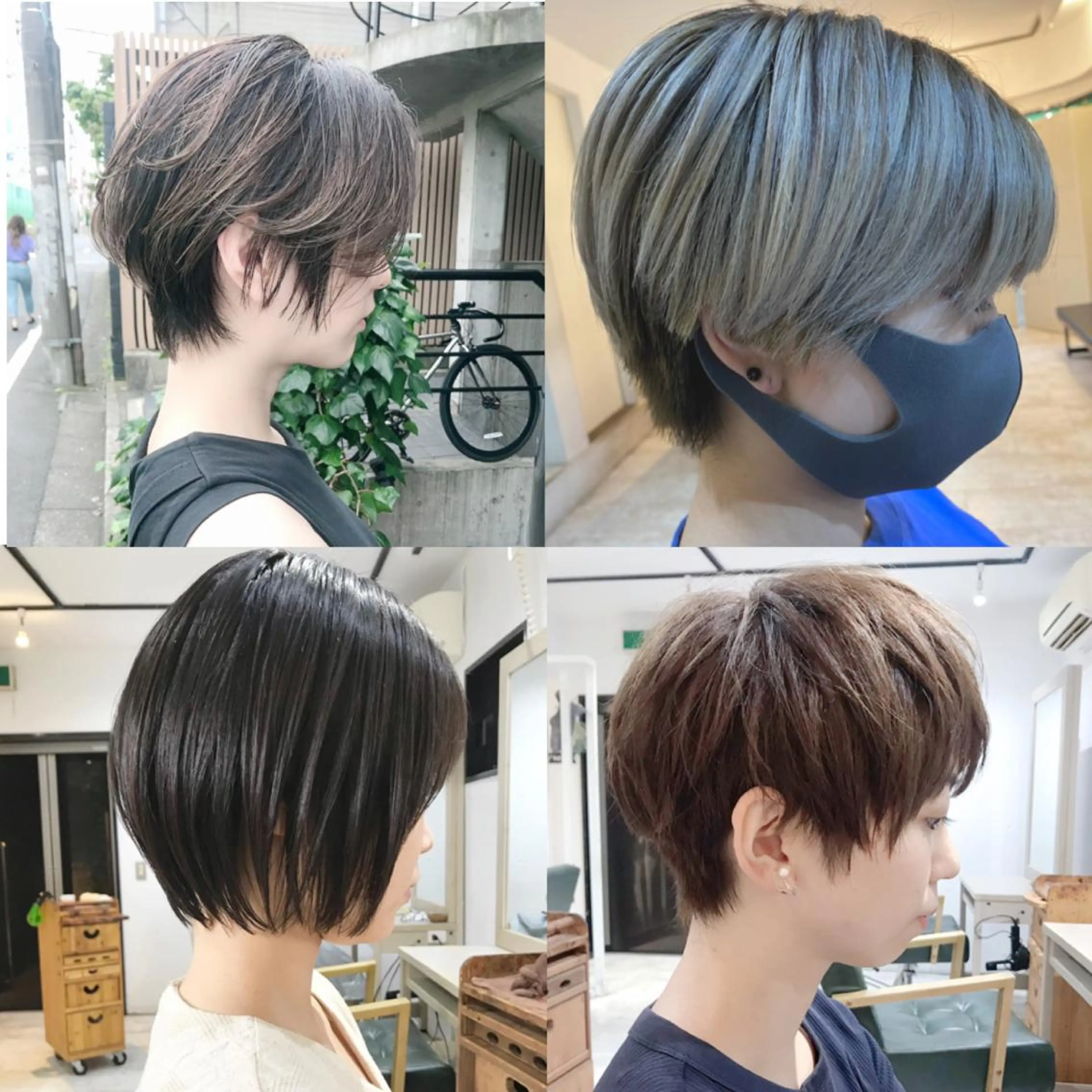 ショート ショートヘア 暖色カラー🍊 せきゆうかのヘアスタイル