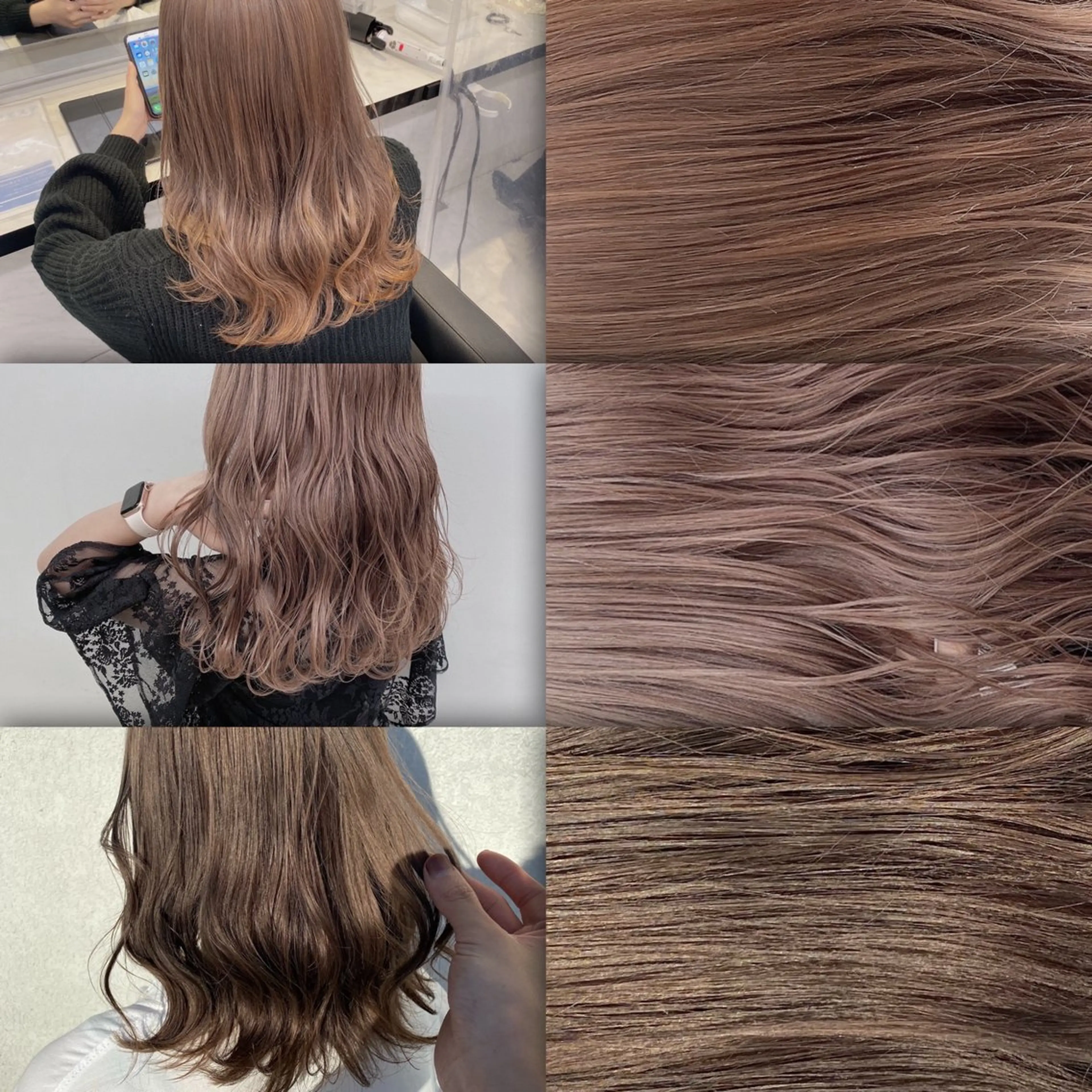 ロング カラー ヘアアレンジ ヘアカラー トリートメント ヘッドスパ ヘアセット 💖艶と似合わせ💖 カラーカット💖のヘアスタイル
