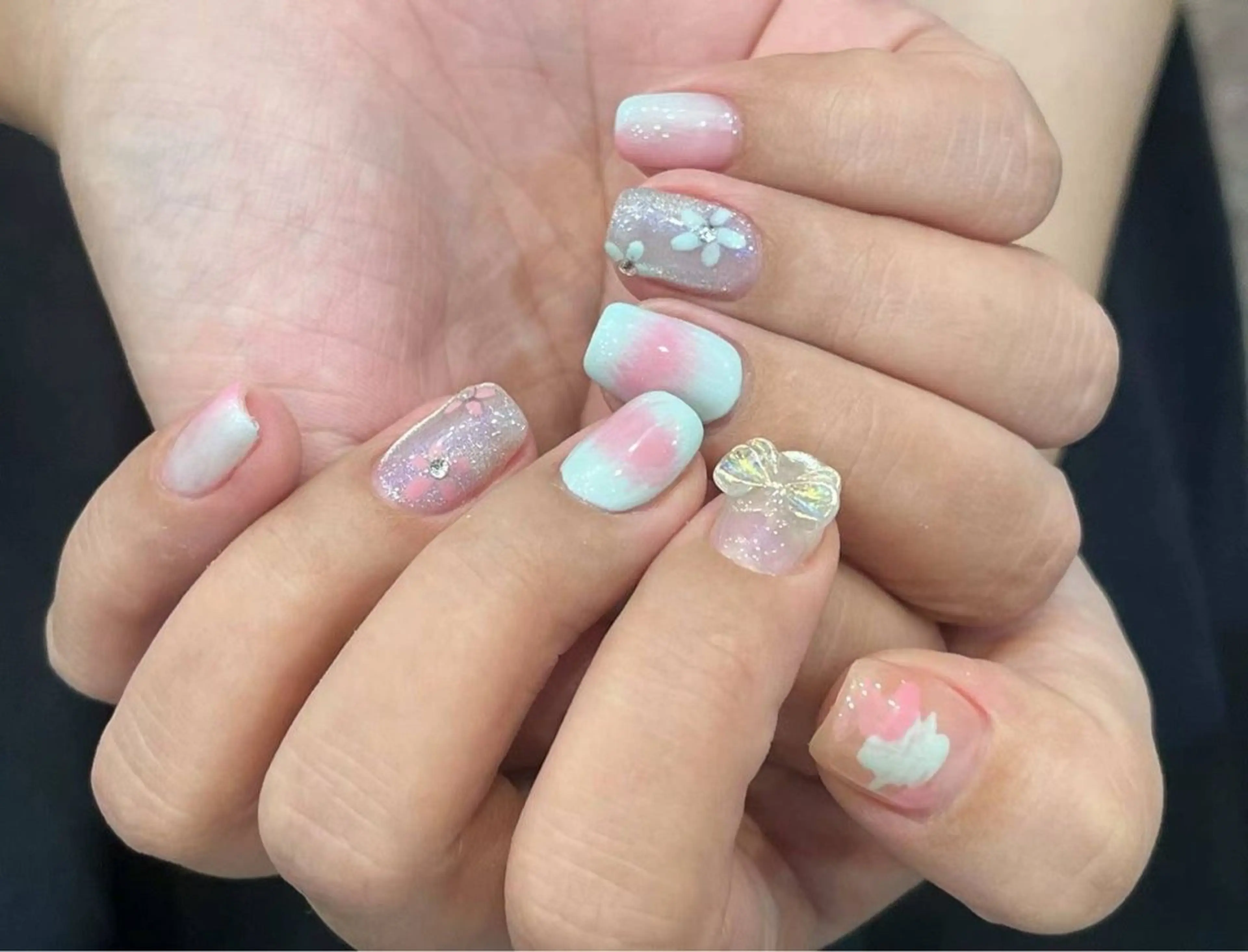 ネイル アートネイル フラワーネイル フットネイル ジェルネイル マグネットネイル Babarla nailのネイルデザイン