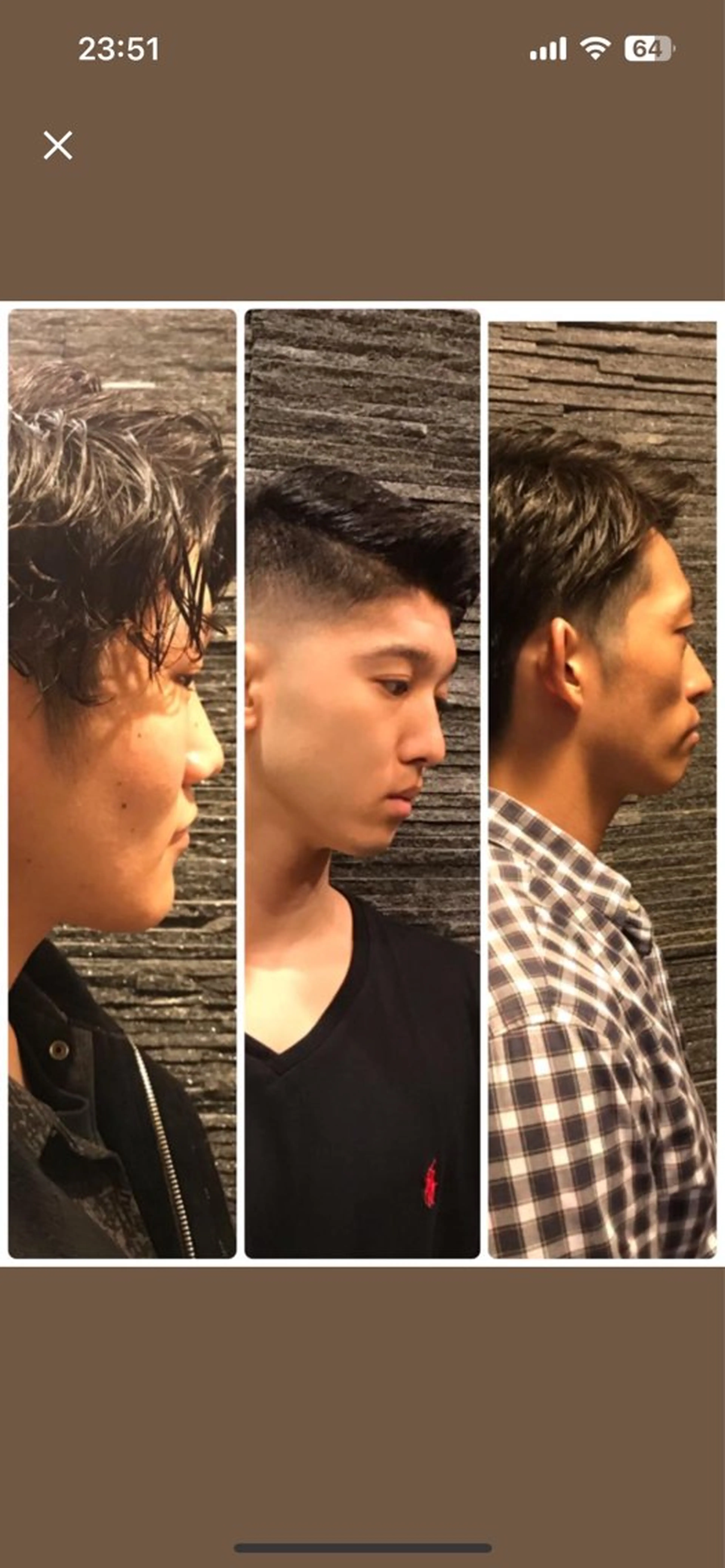 メンズ 堀 真人のヘアスタイル