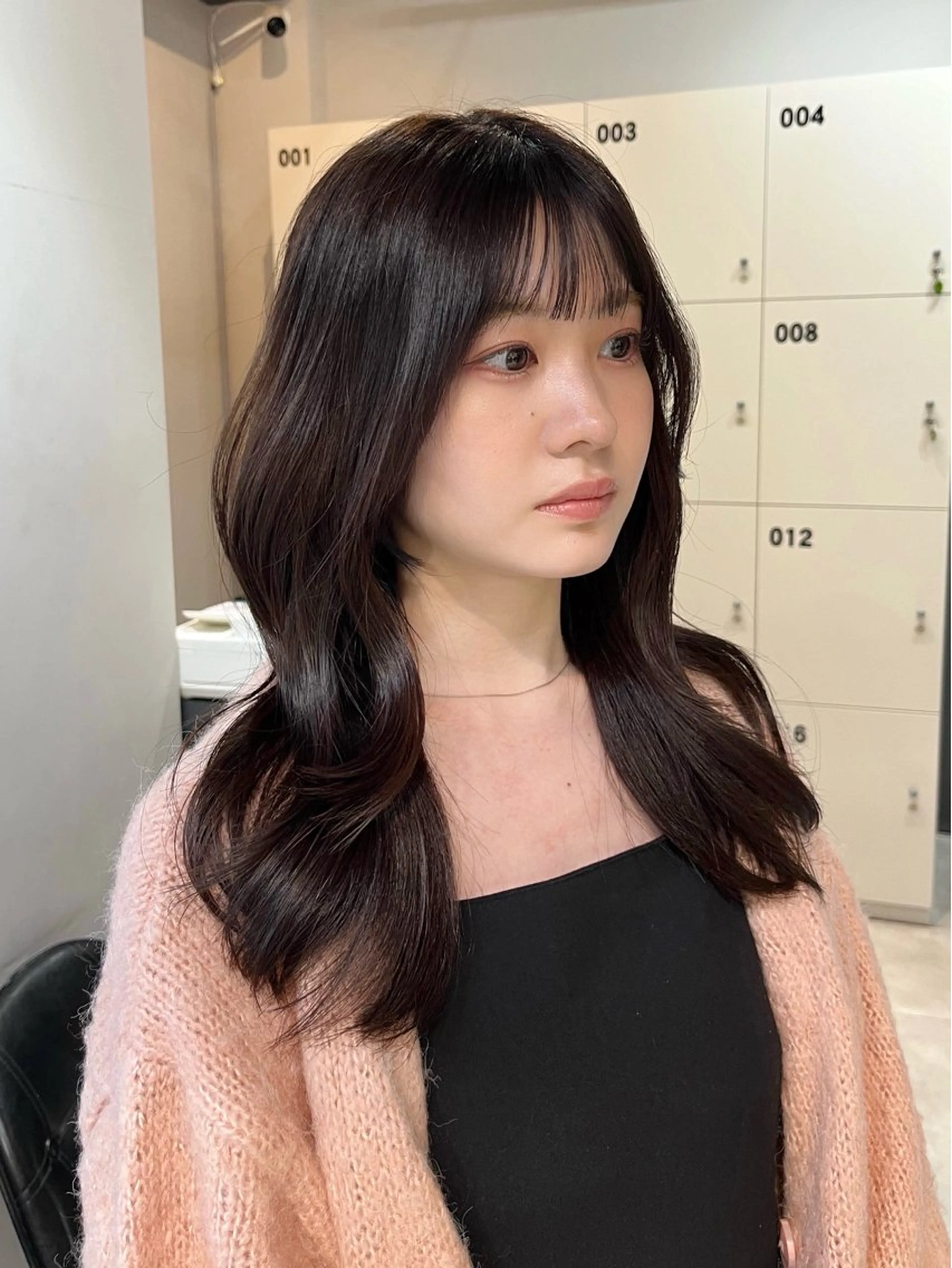 セミロング カラー うる艶カラー/恵比寿 ベージュ/丸山陽平のヘアスタイル