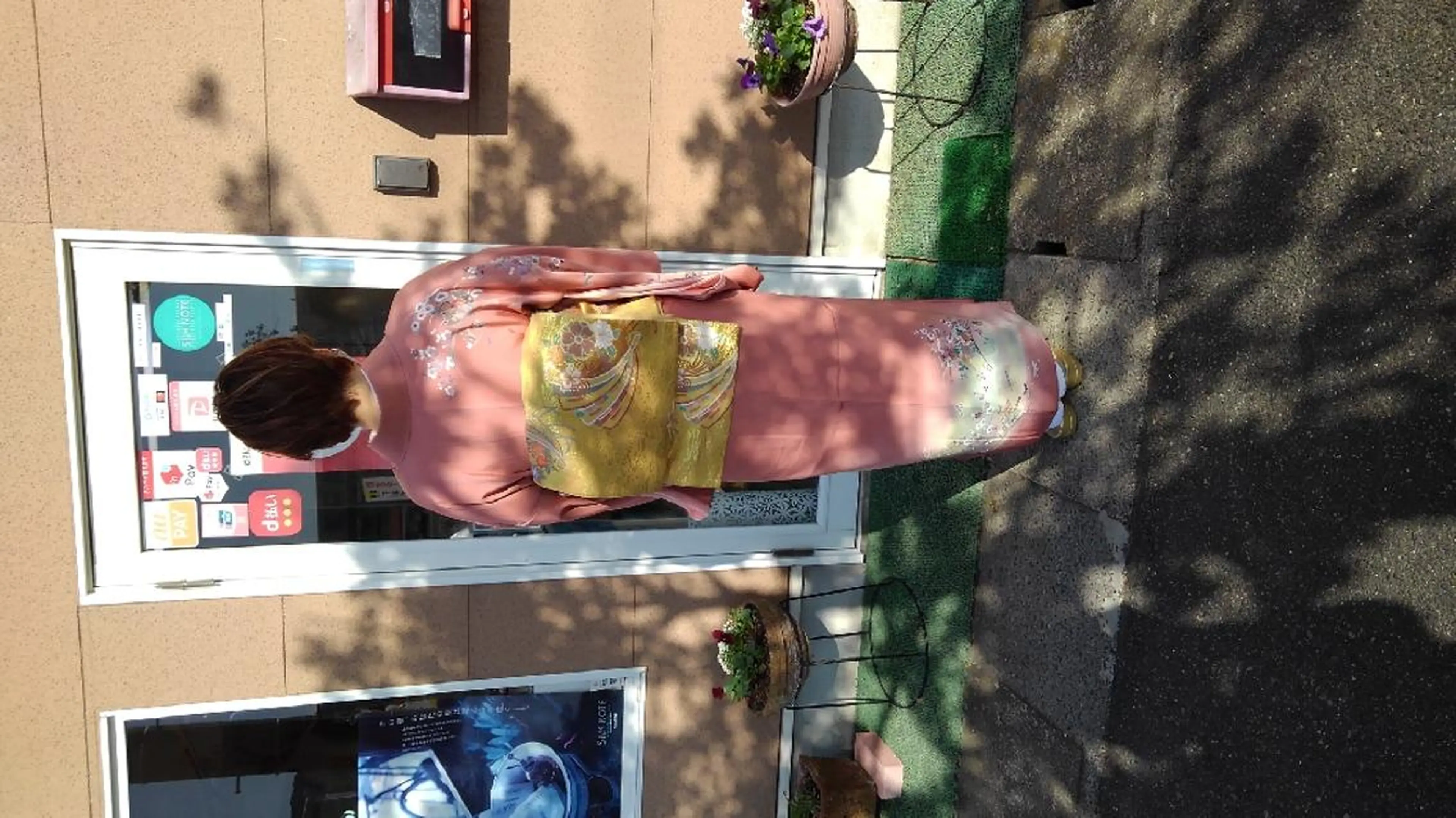 訪問着の着付けの写真