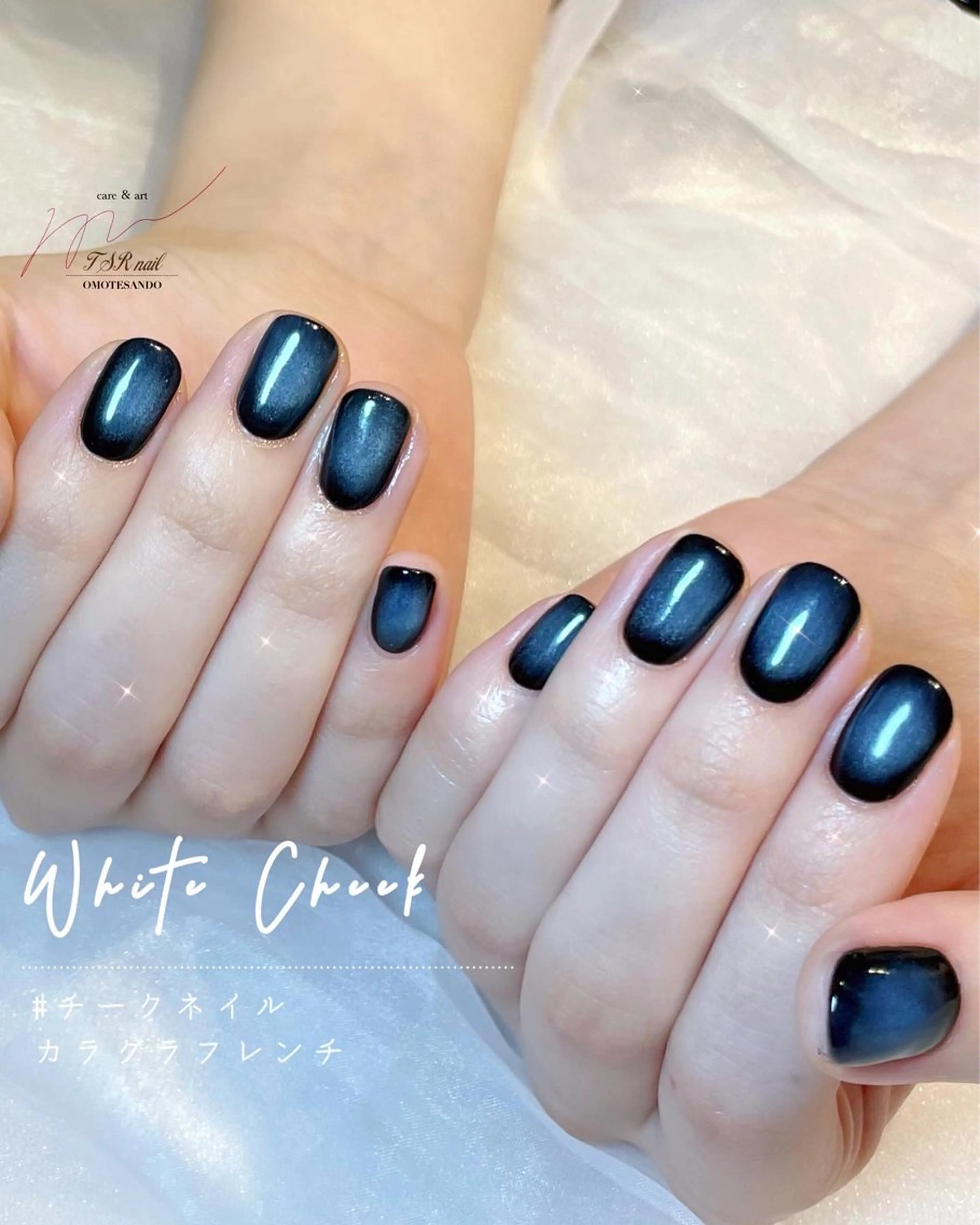 ネイル チークネイル ハロウィン 韓国ネイル ショートネイル ホワイト ハンドネイル ハンドケア 爪咲 りり花のネイルデザイン