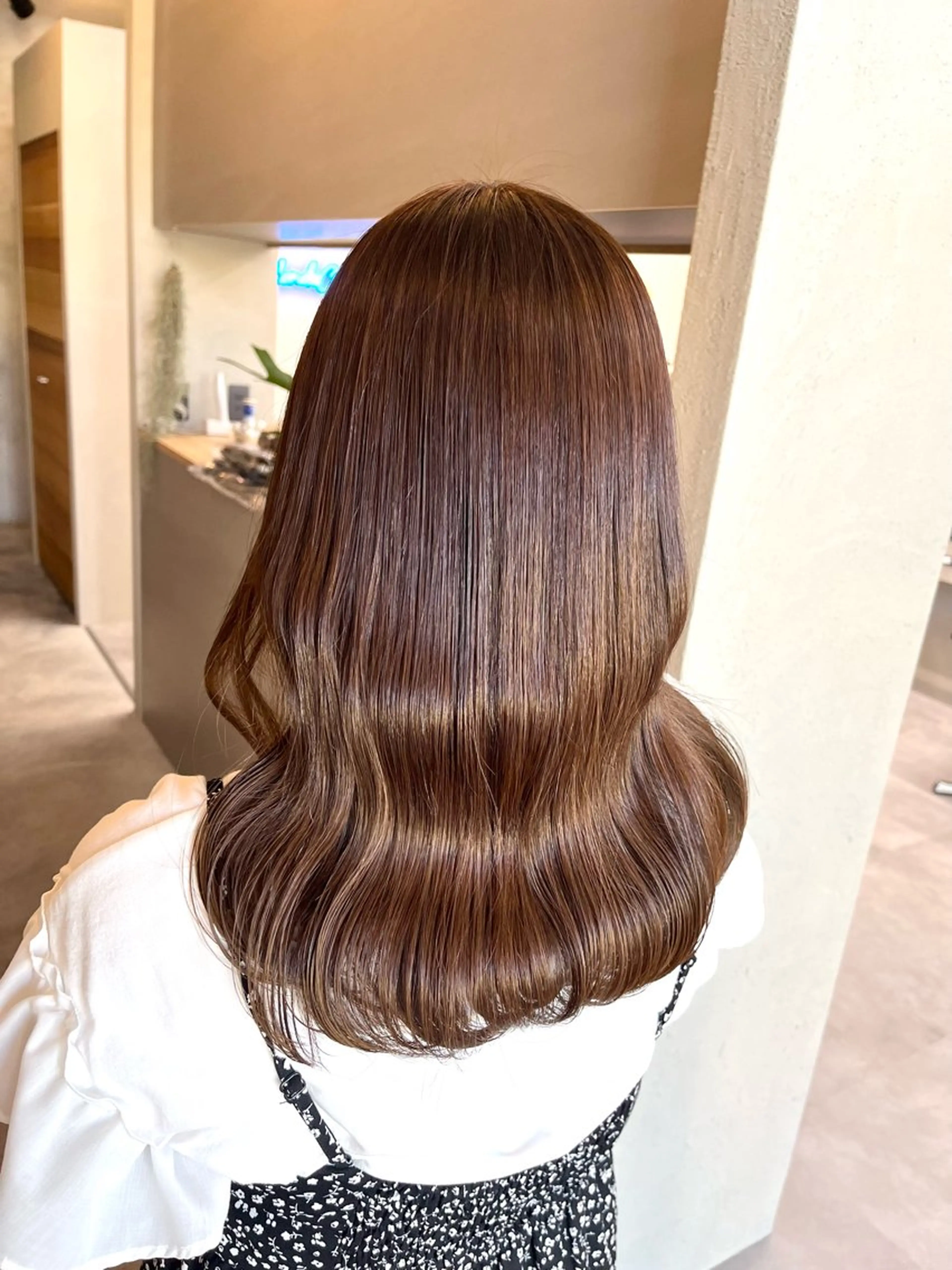 ロング カラー カット ヘアカラー トリートメント Salon de  COCO所属・Yuka /ツヤカラー✨のヘアスタイル