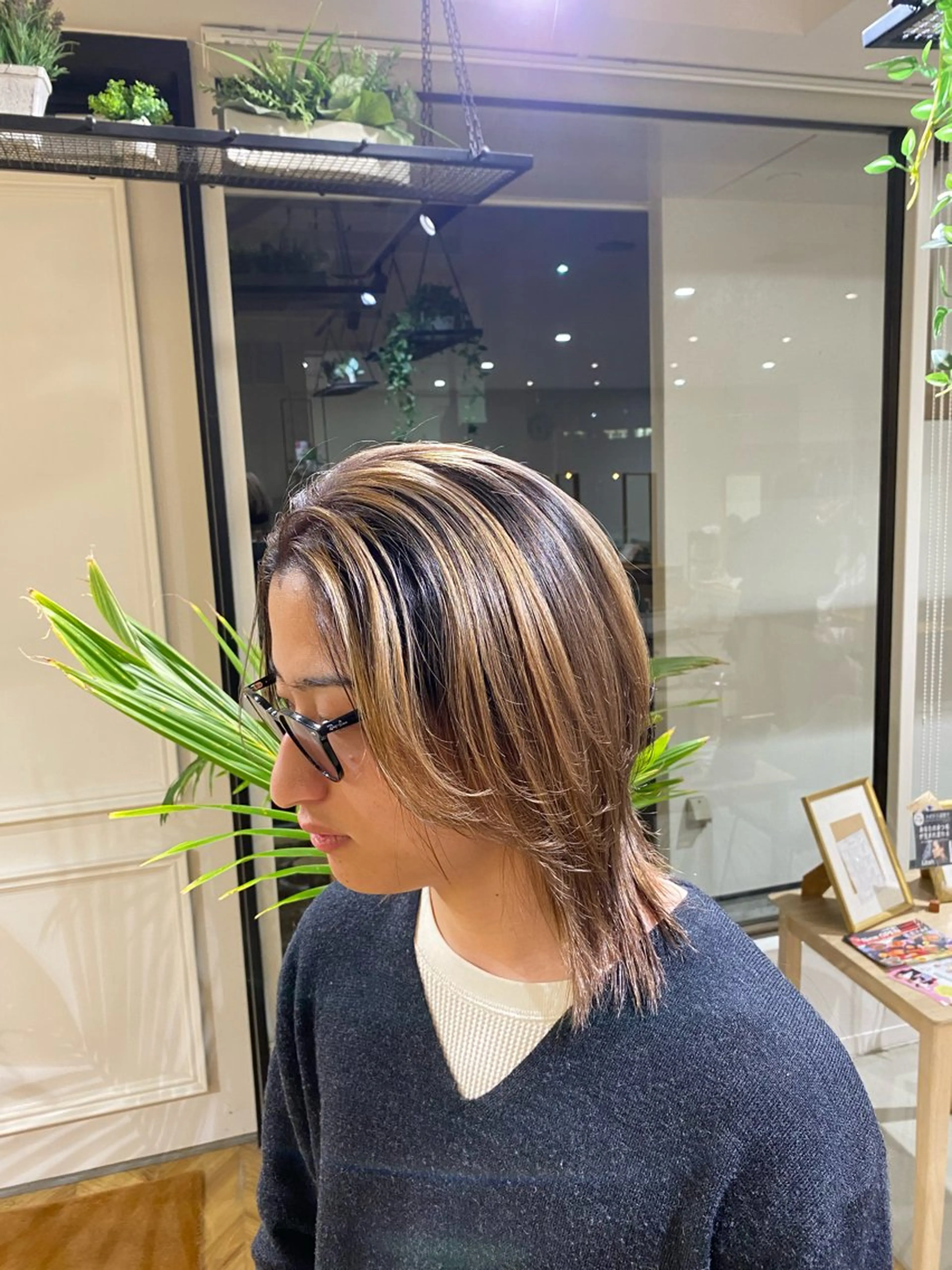 カラー メンズ yate'/ Wカラー/小出捷也のヘアスタイル