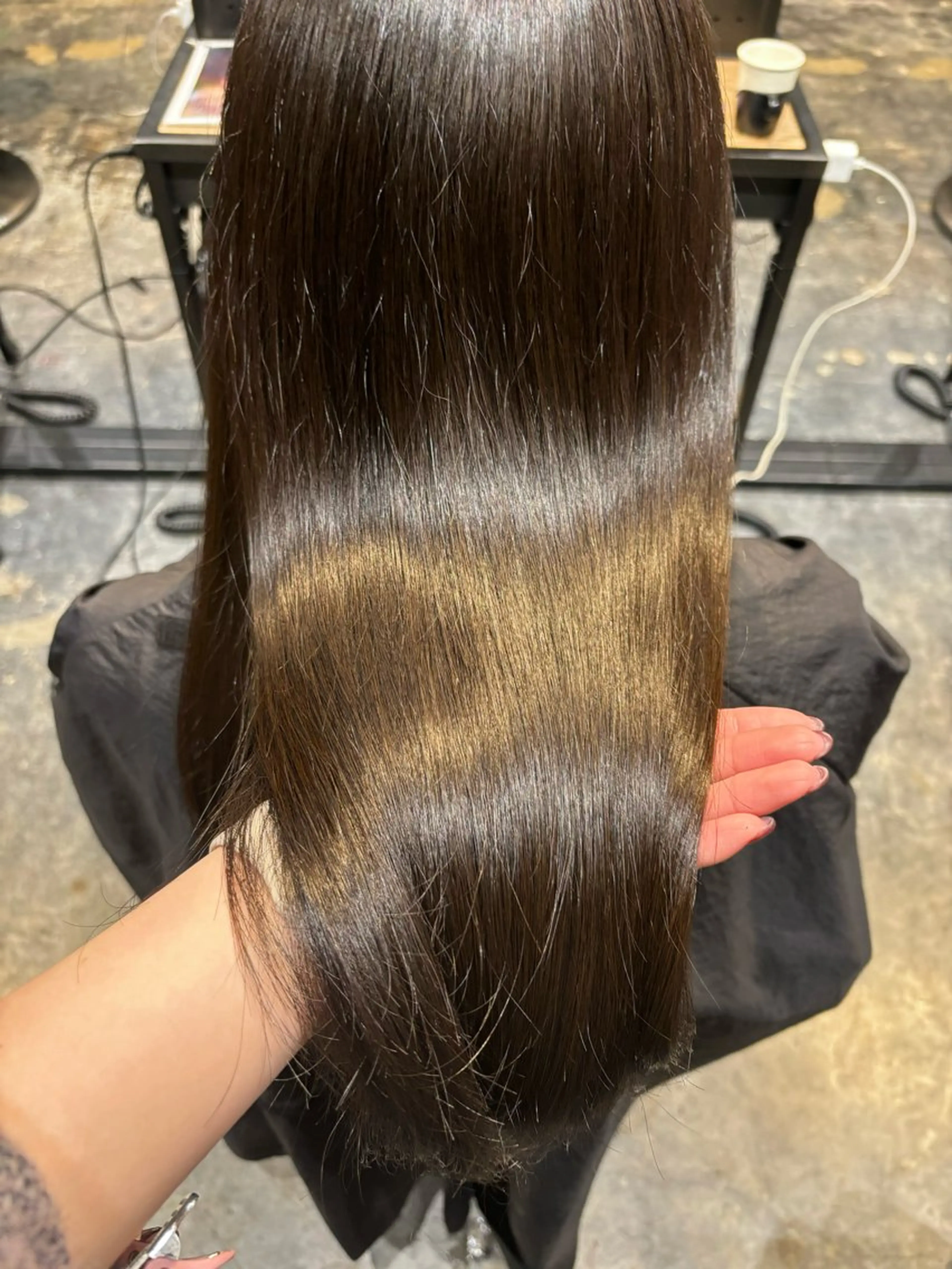 ロング ヘアカラー トリートメント 透明感カラー/ 矯正/まな⭐️のヘアスタイル