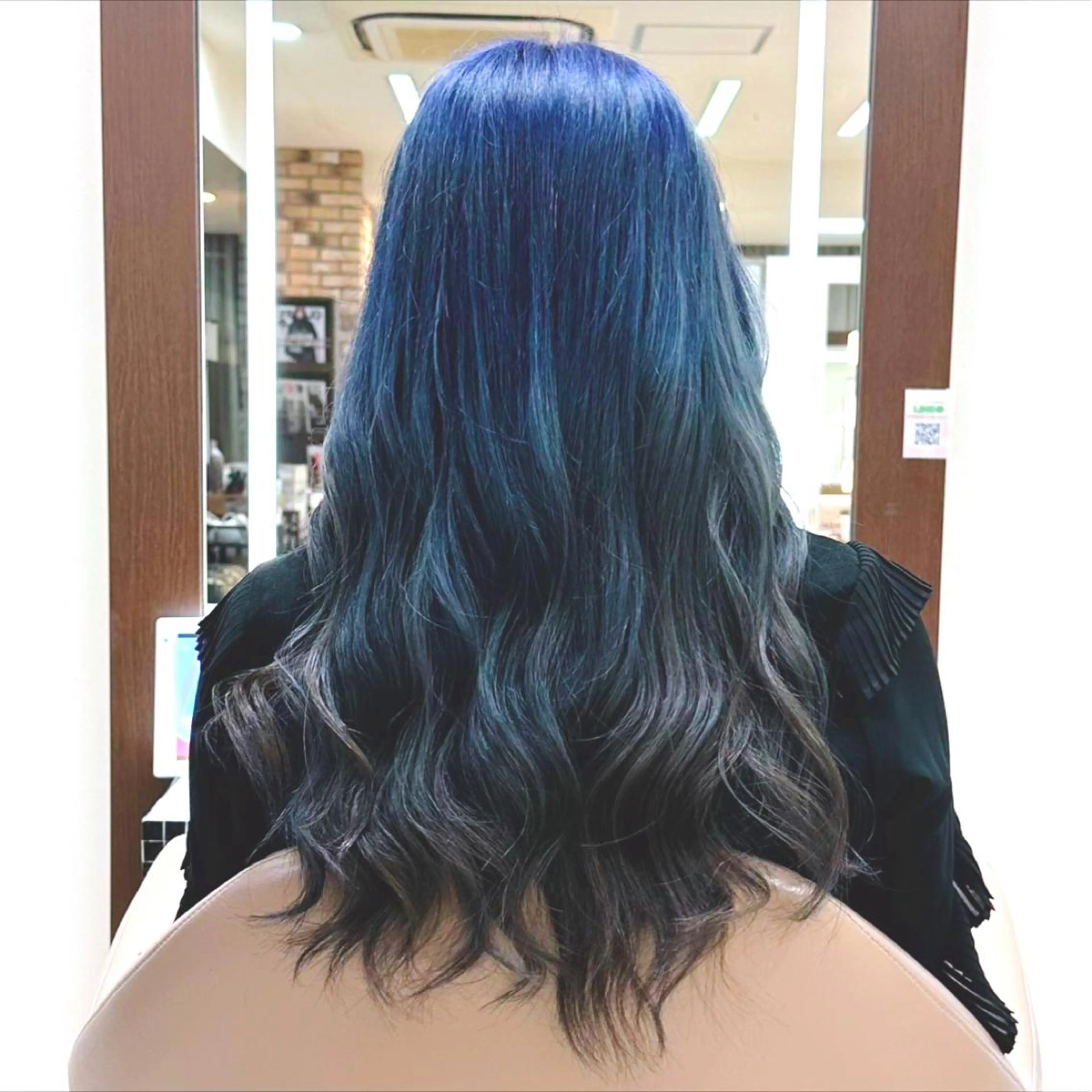 ロング カラー メンズ特化韓国ヘア シャドウパーマのヘアスタイル